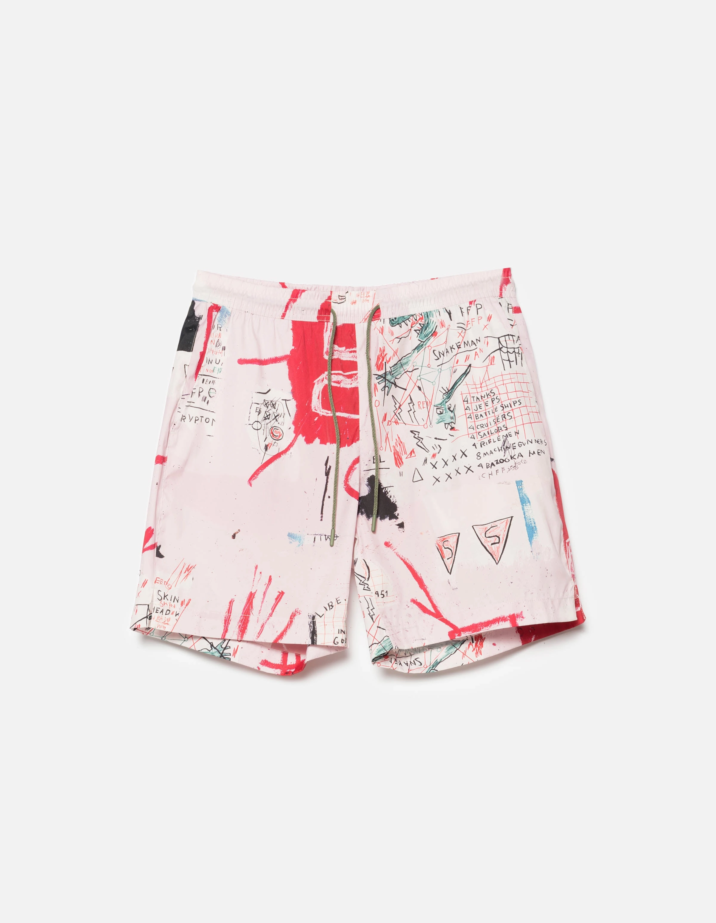 Easy Motion 1483 Basquiat Year of the Snakeman Swim Shorts Pink