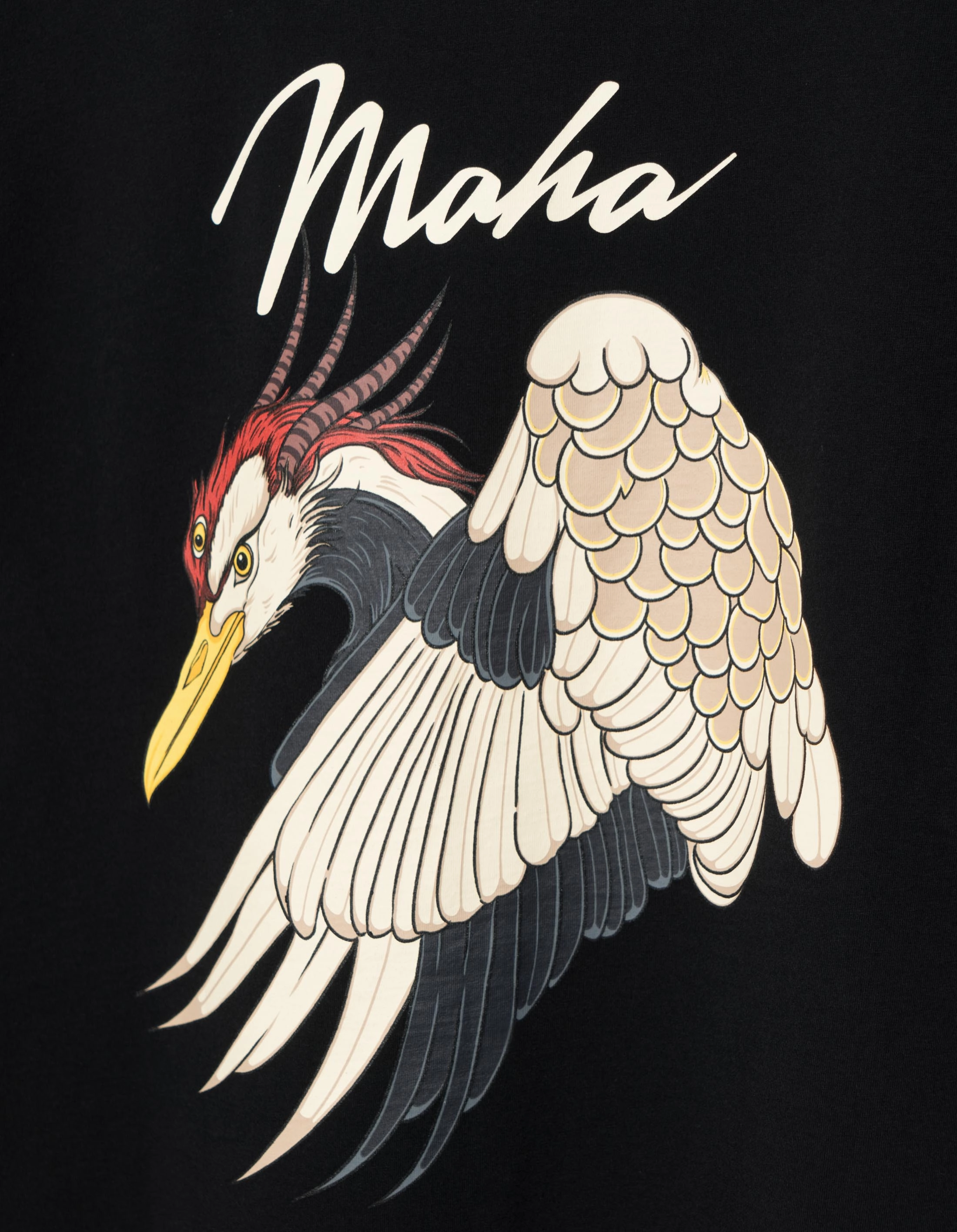 Reflective Trims 1580 Year of the Crane S/S T-Shirt Black