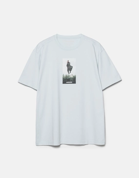 1583 Mark Lebon Blechman S/S T-Shirt Ice Blue Pocket Reinforcement AbrasionResistantFabric