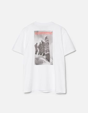 Midweight Four Way Stretch 2201 Sno Panters Snowboard S/S T-Shirt White