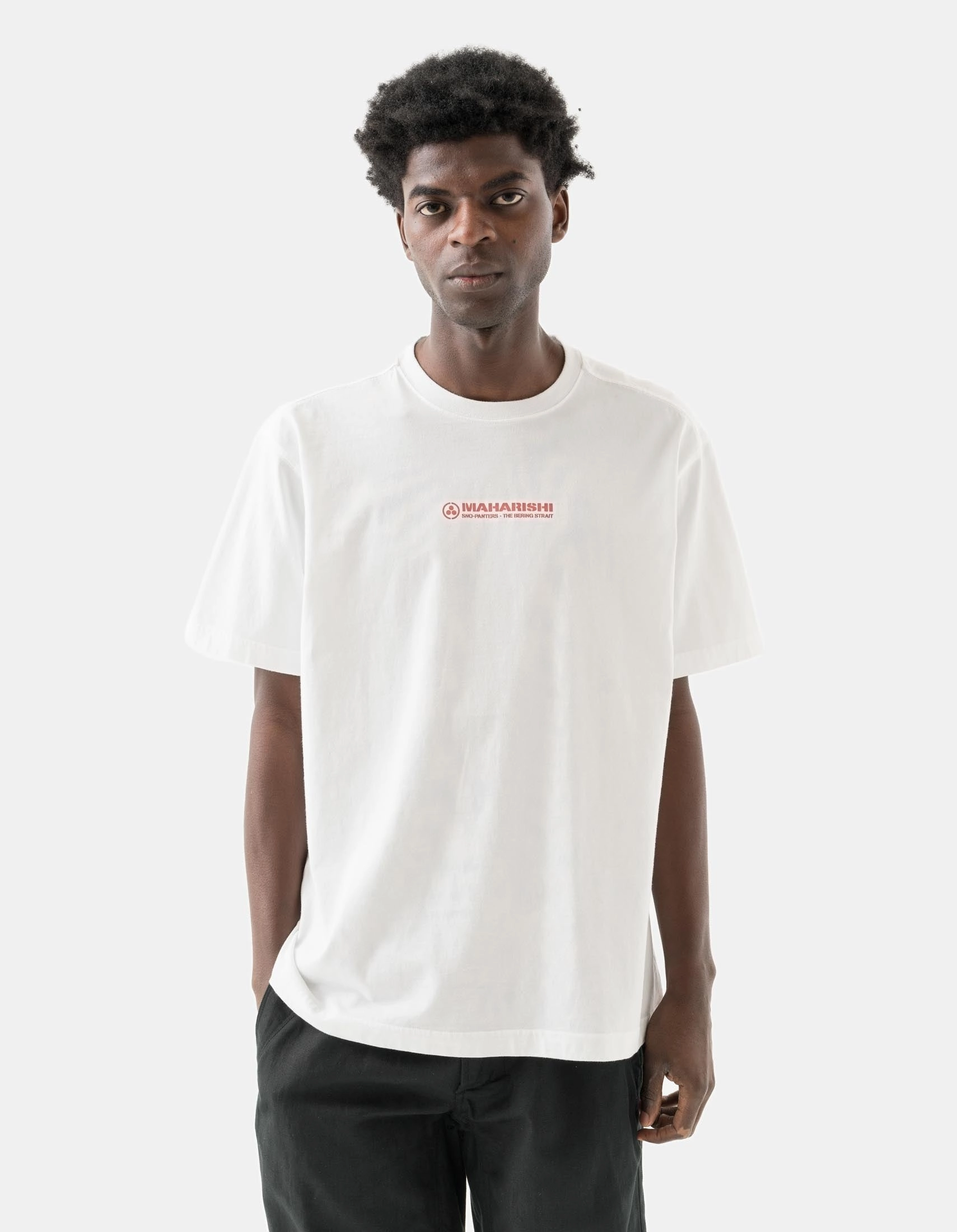 Professional Cut 2201 Sno Panters Snowboard S/S T-Shirt White