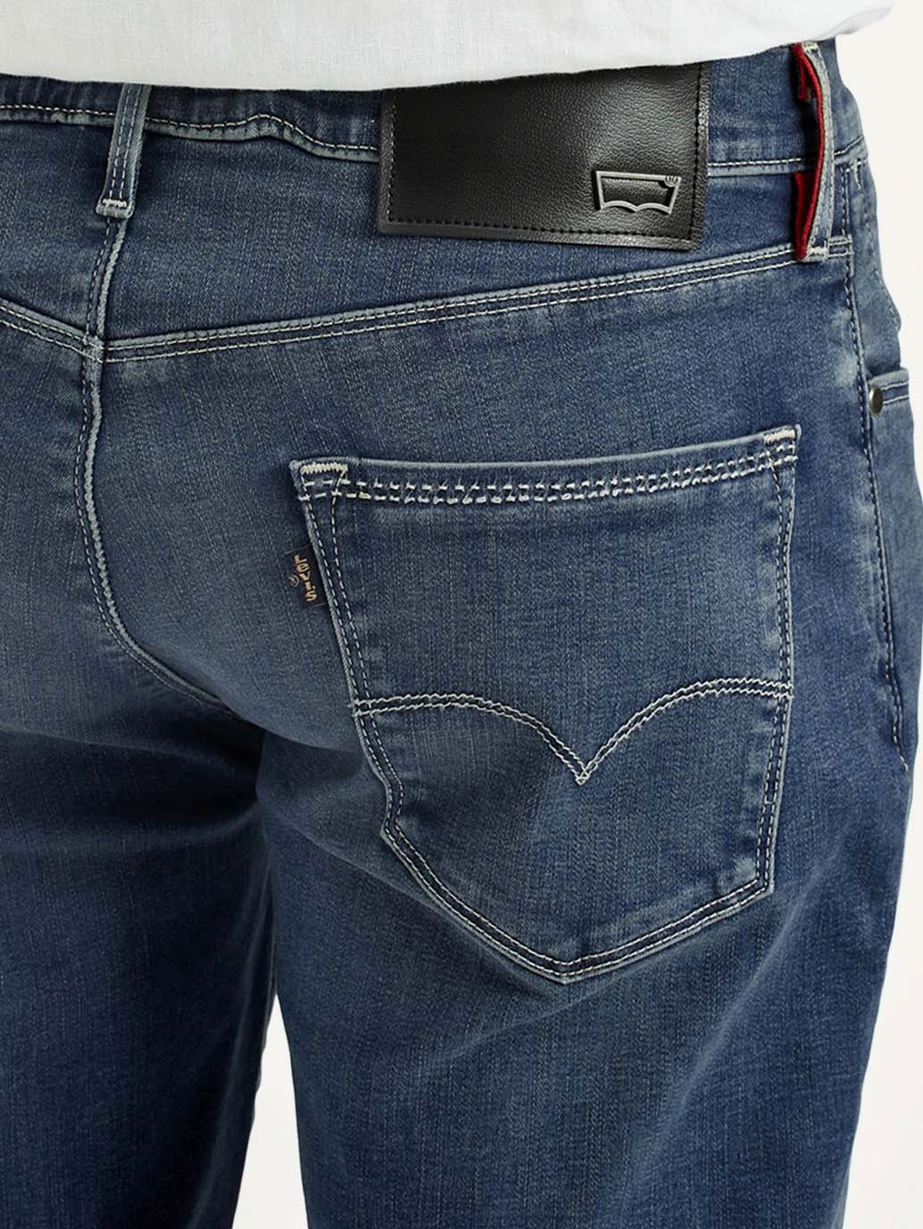 Party Look Sunny Vibes Couple Look Flattering Waist Men's Redloop 511 Dark Indigo Slim Fit Mid Rise Jeans