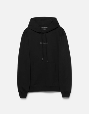 4622 Maharishi Organic Hooded Sweat Black product anniversary romance Herringbone