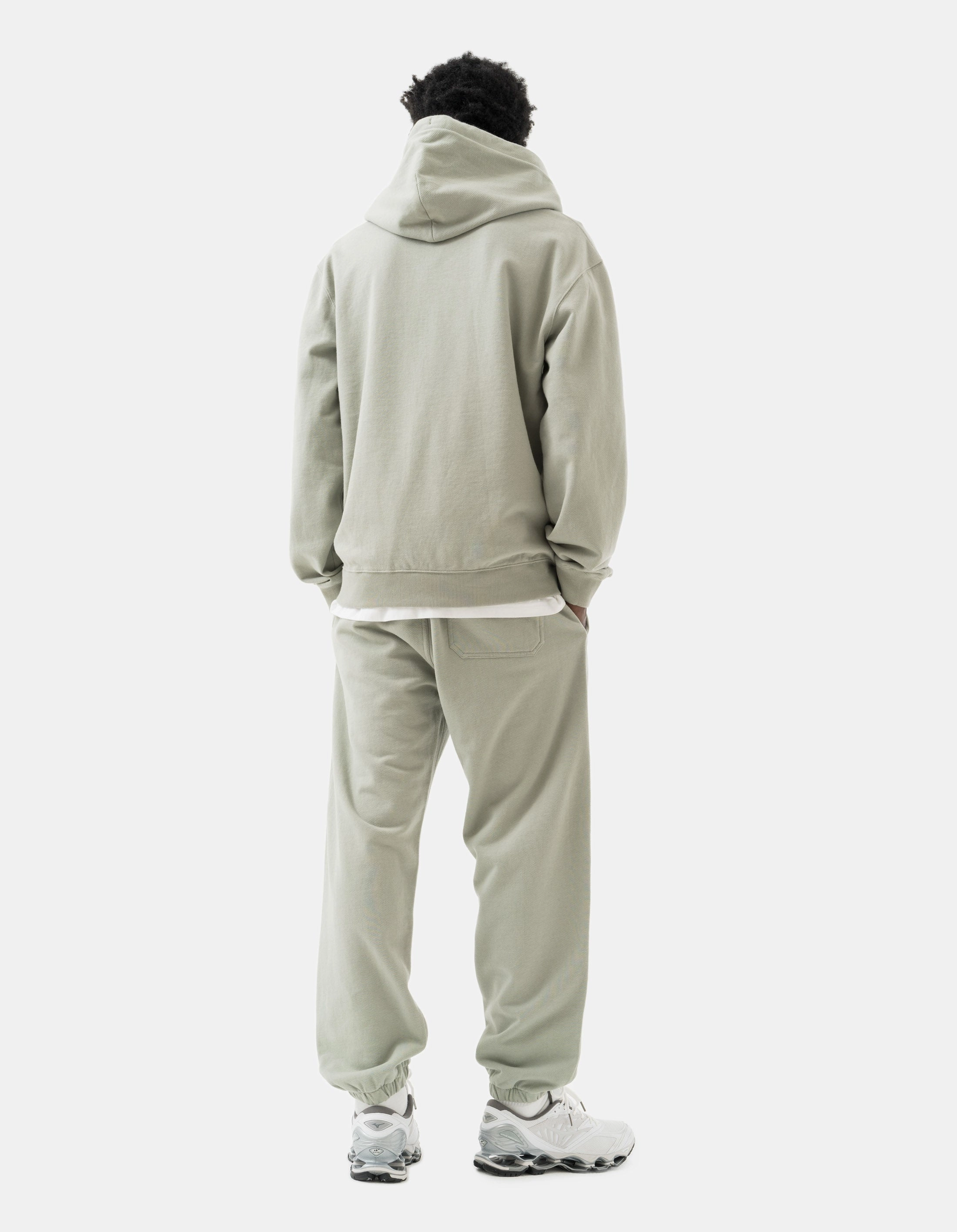 4622 Maharishi Organic Hooded Sweat Sage Chill Clothing product clearance