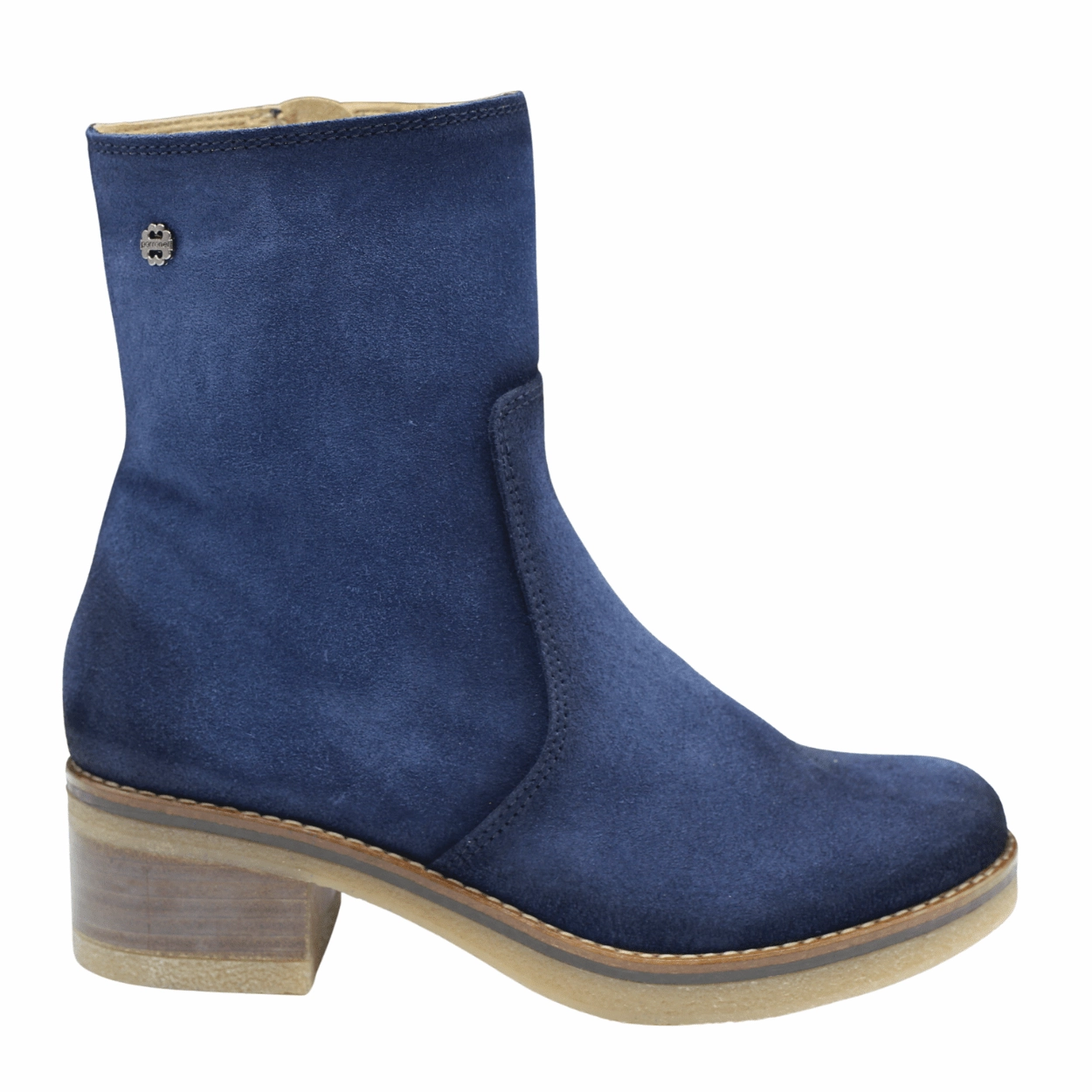 4637 Suede Bootie Rough Ground Padded Tongue