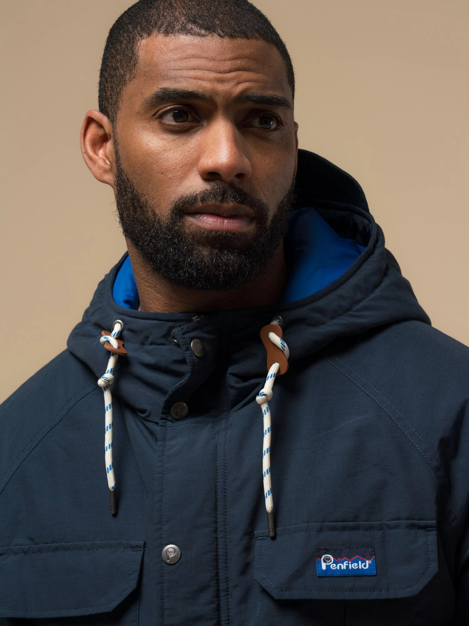 InterchangeablePanels AbrasionResistant 50th Anniversary Kasson Jacket in Navy Blue