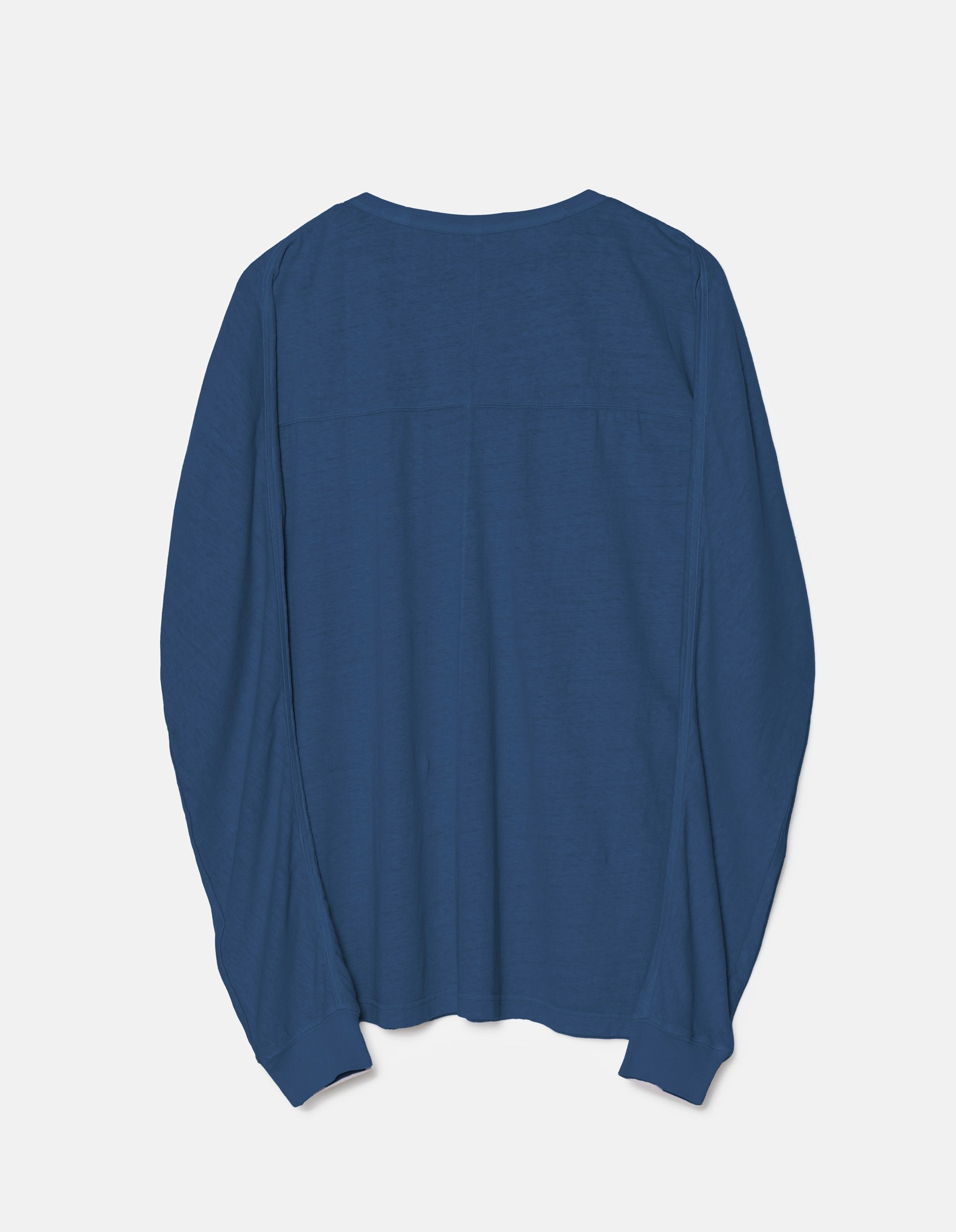 Printed T-shirt 5245 Hemp Cross Loose L/S T-Shirt Navy