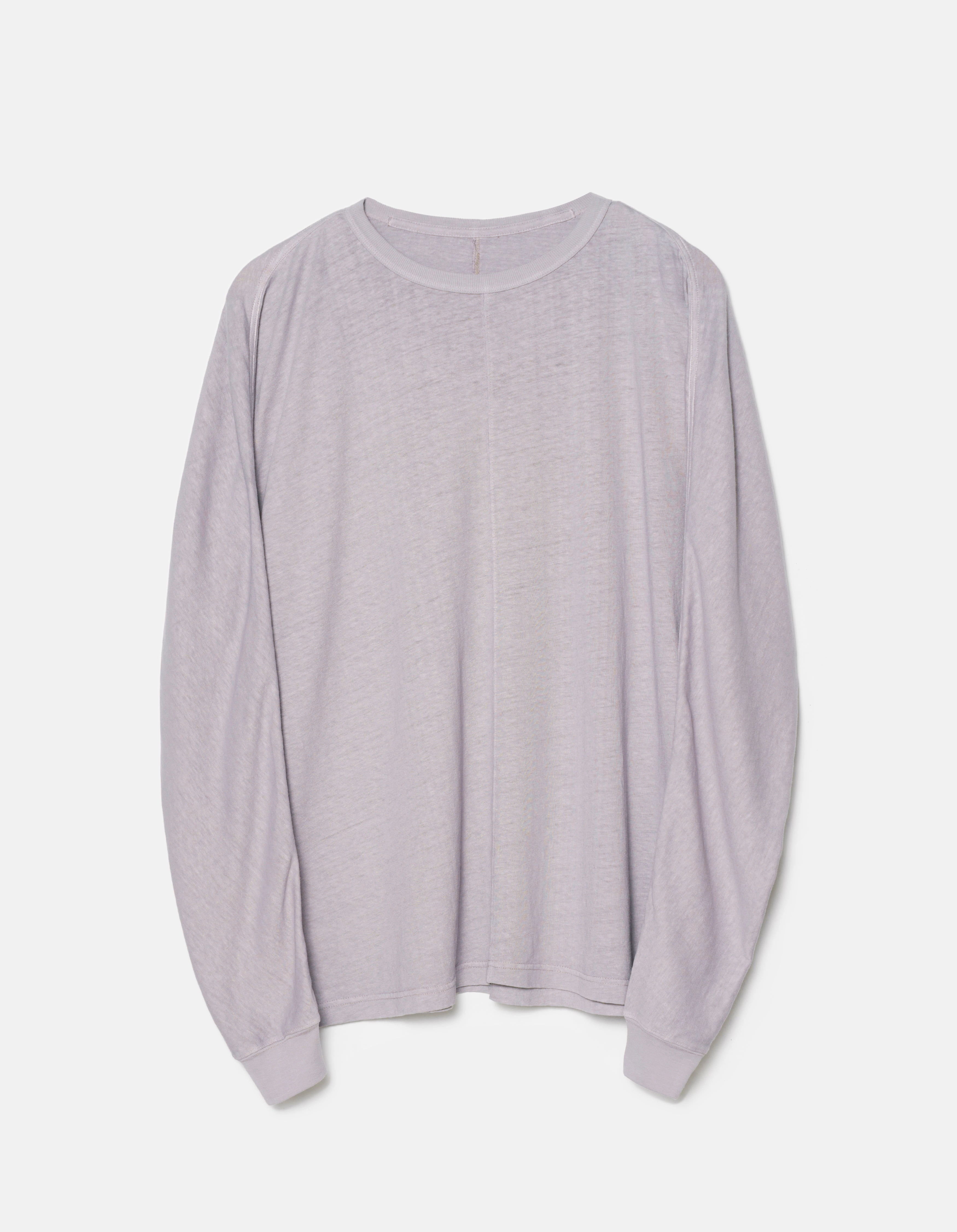 5245 Hemp Cross Oversized L/S T-Shirt Purple Ash DurableReinforcement