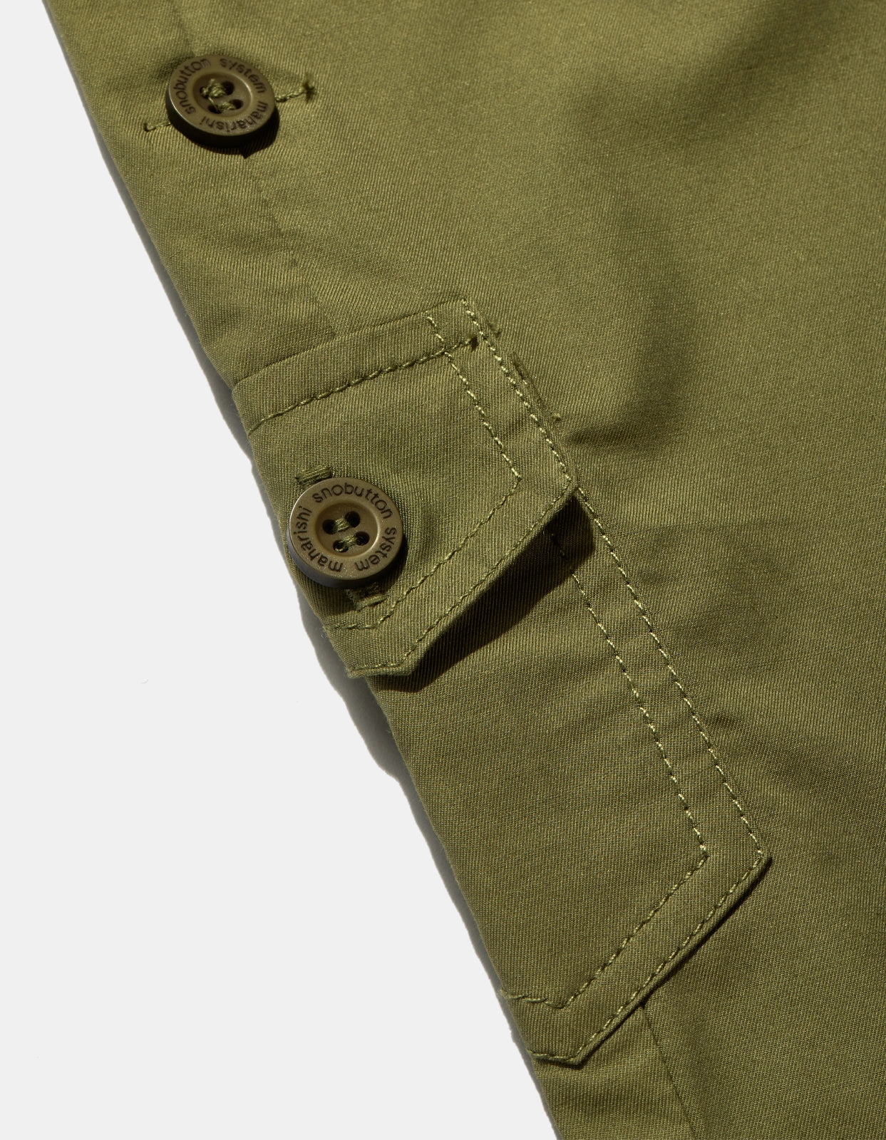 5302 Original Snoshorts Loose Fit Olive OG-107F Laser Cut Perforations