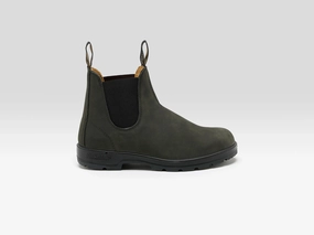 Gloss Shine 587 Classic Chelsea Boots for Women  (252 / W / BLACK)