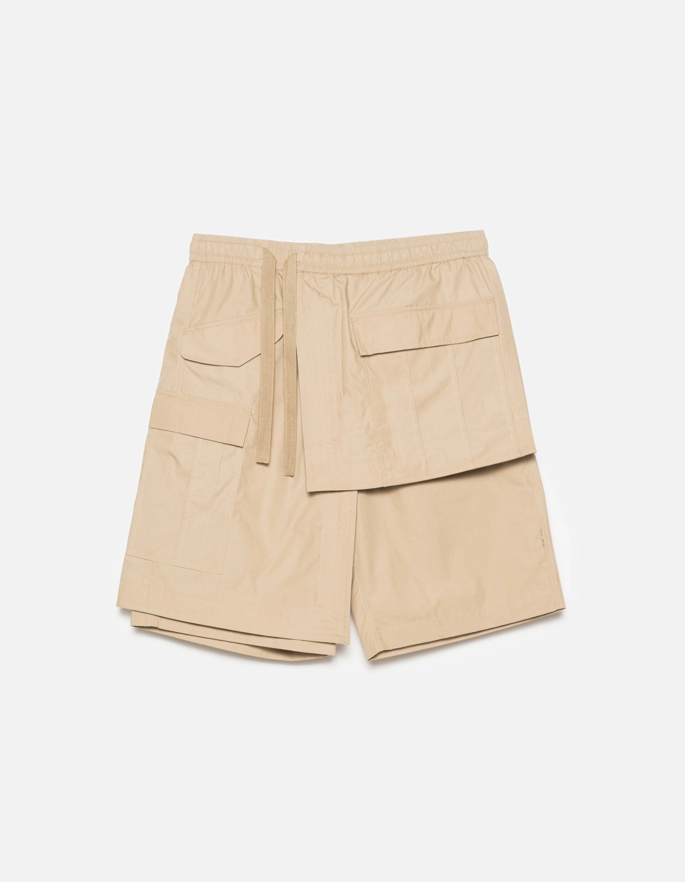 Minimal Fit Athletic Fit 6056 Asym Hakama Shorts Sand