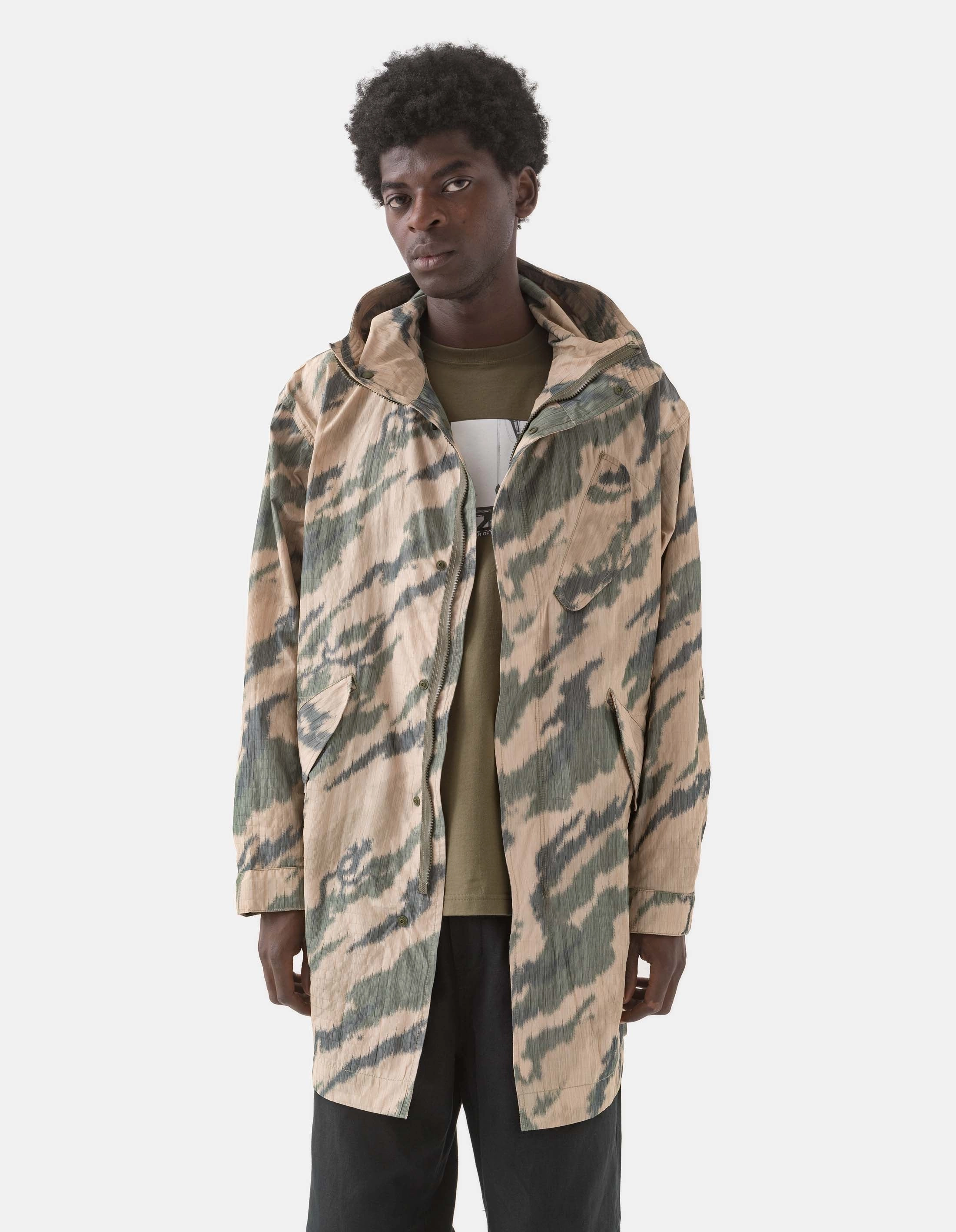 6064 Bonsai Camo Oversized SnoParka Woodland Active Wear
