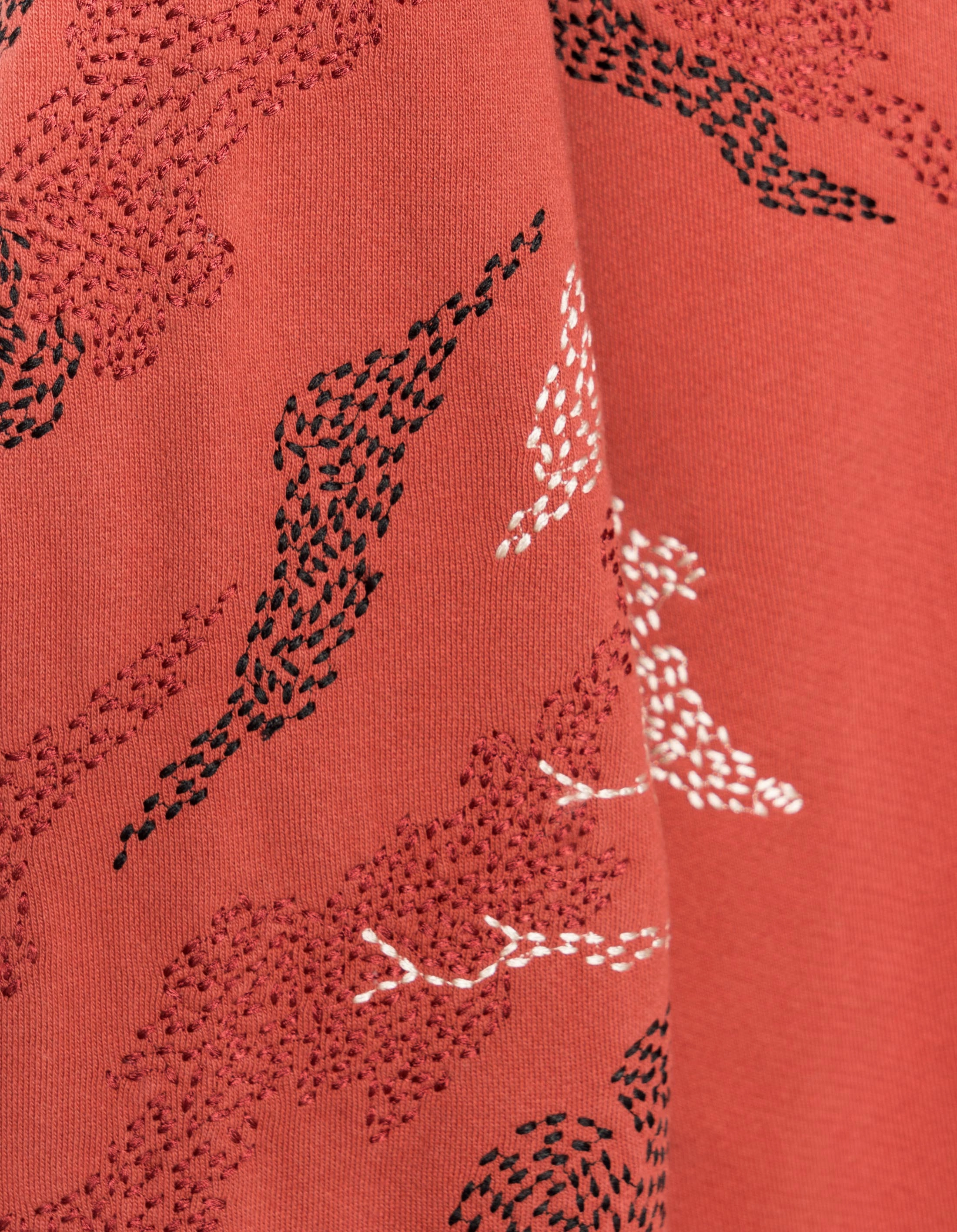 6209 Sashiko Bonsai Hooded Sweat Redwood product exchange policy