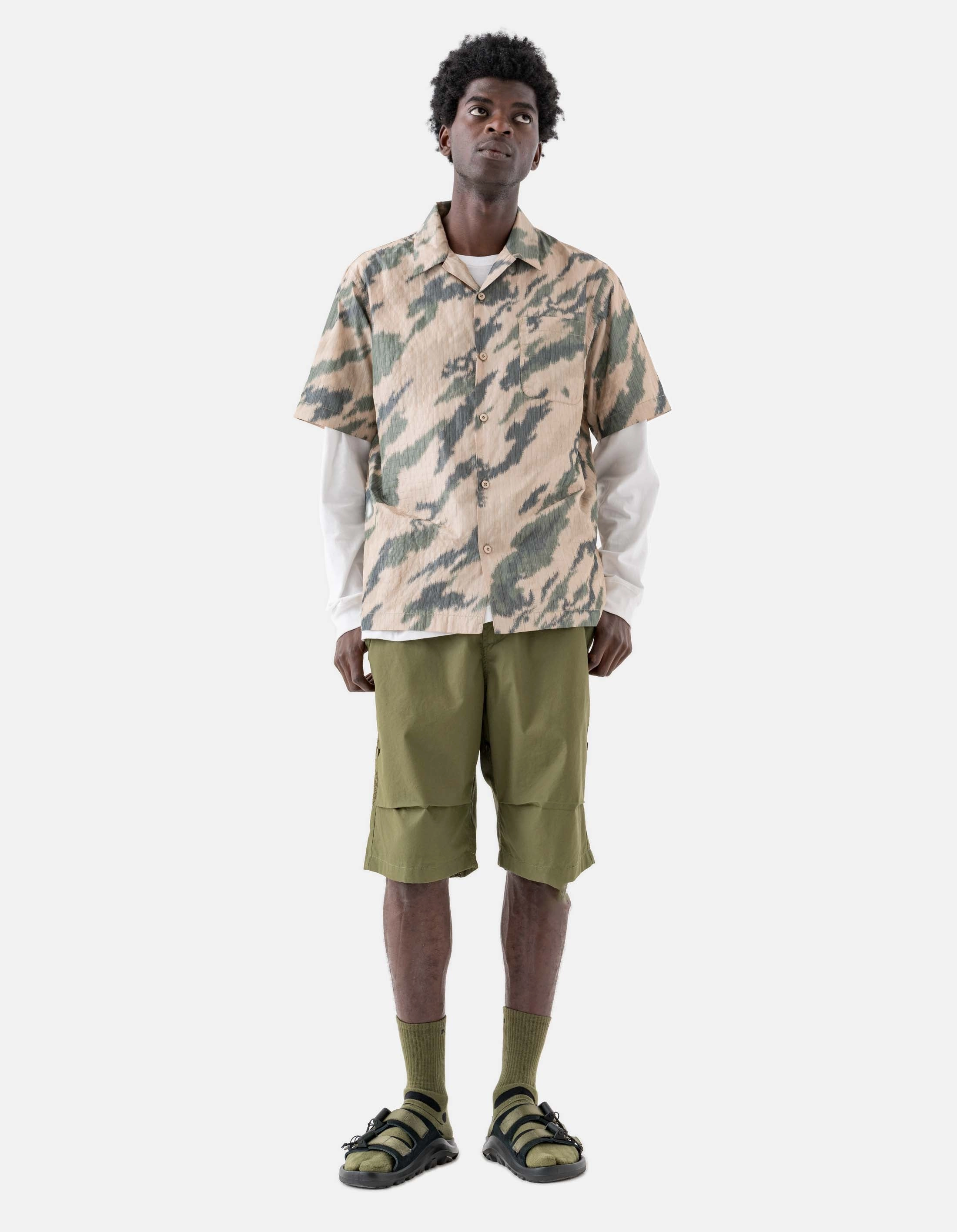 Youthful Style 6213 Bonsai Camo Camp Collar Shirt Woodland