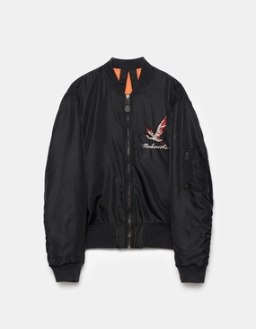 6224 Year of the Crane MA1 Jacket Black AntiStaticFinish
