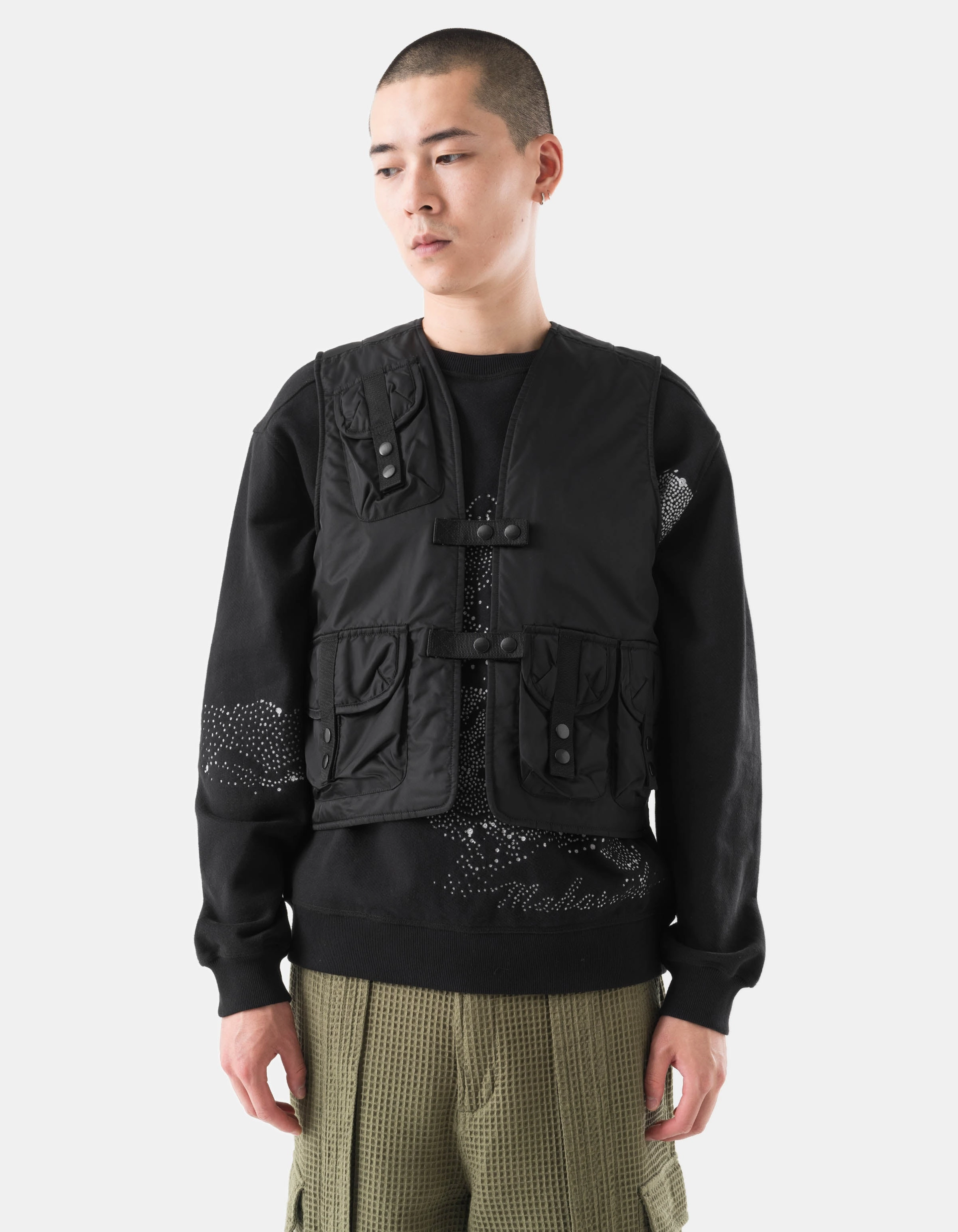 Active Daily Wear 6228 M.A.L.I.C.E Padded Utility Vest Black