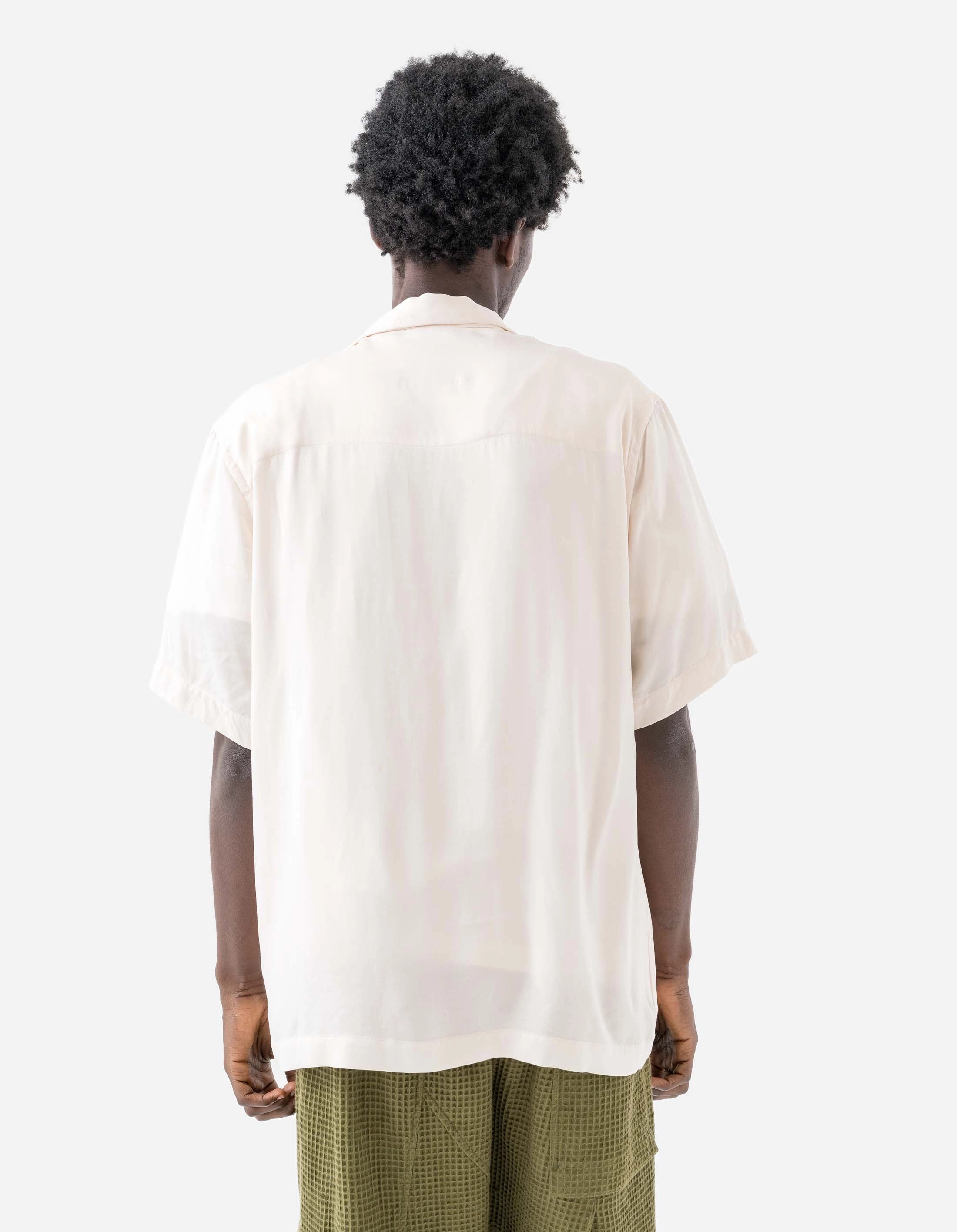 6234 Year of the Crane Shirt Ecru Quick-Dry