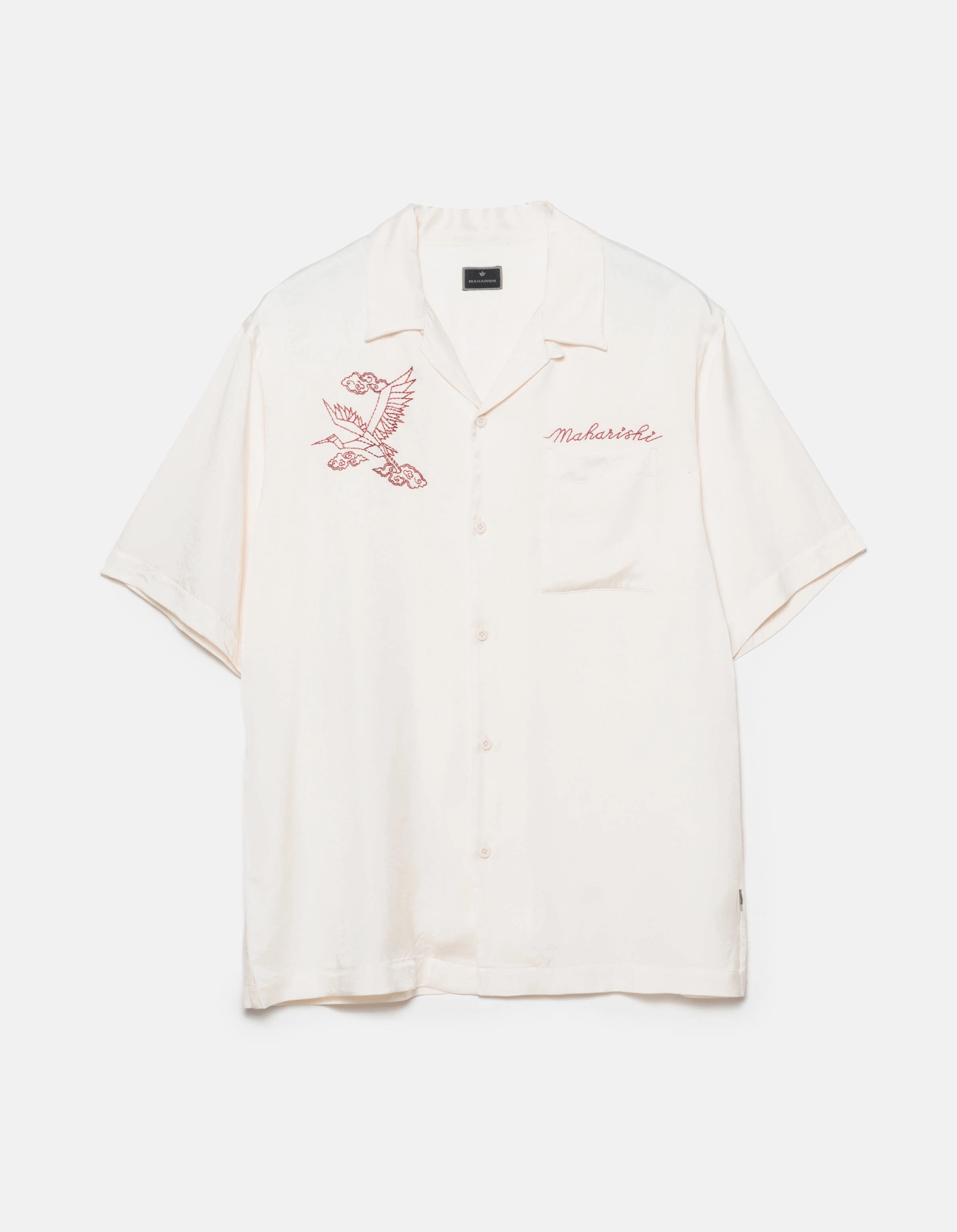 6234 Year of the Crane Shirt Ecru Party Ready