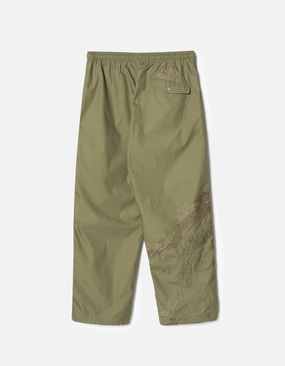 6237 Sashiko Bonsai Track Pants Olive OG-107F Low Bulk Material