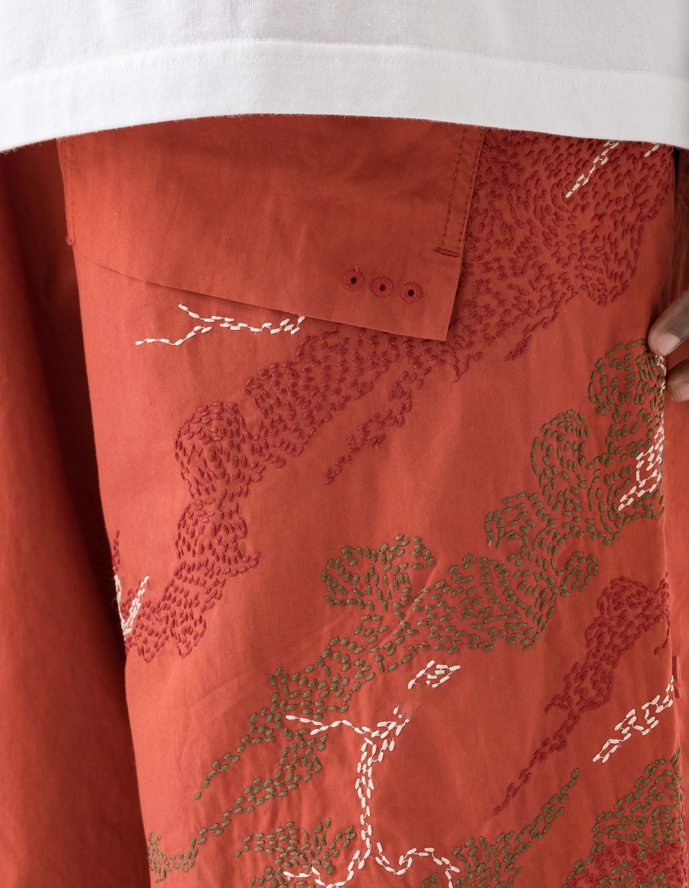6238 Sashiko Bonsai Snoshorts Redwood Quick Flex
