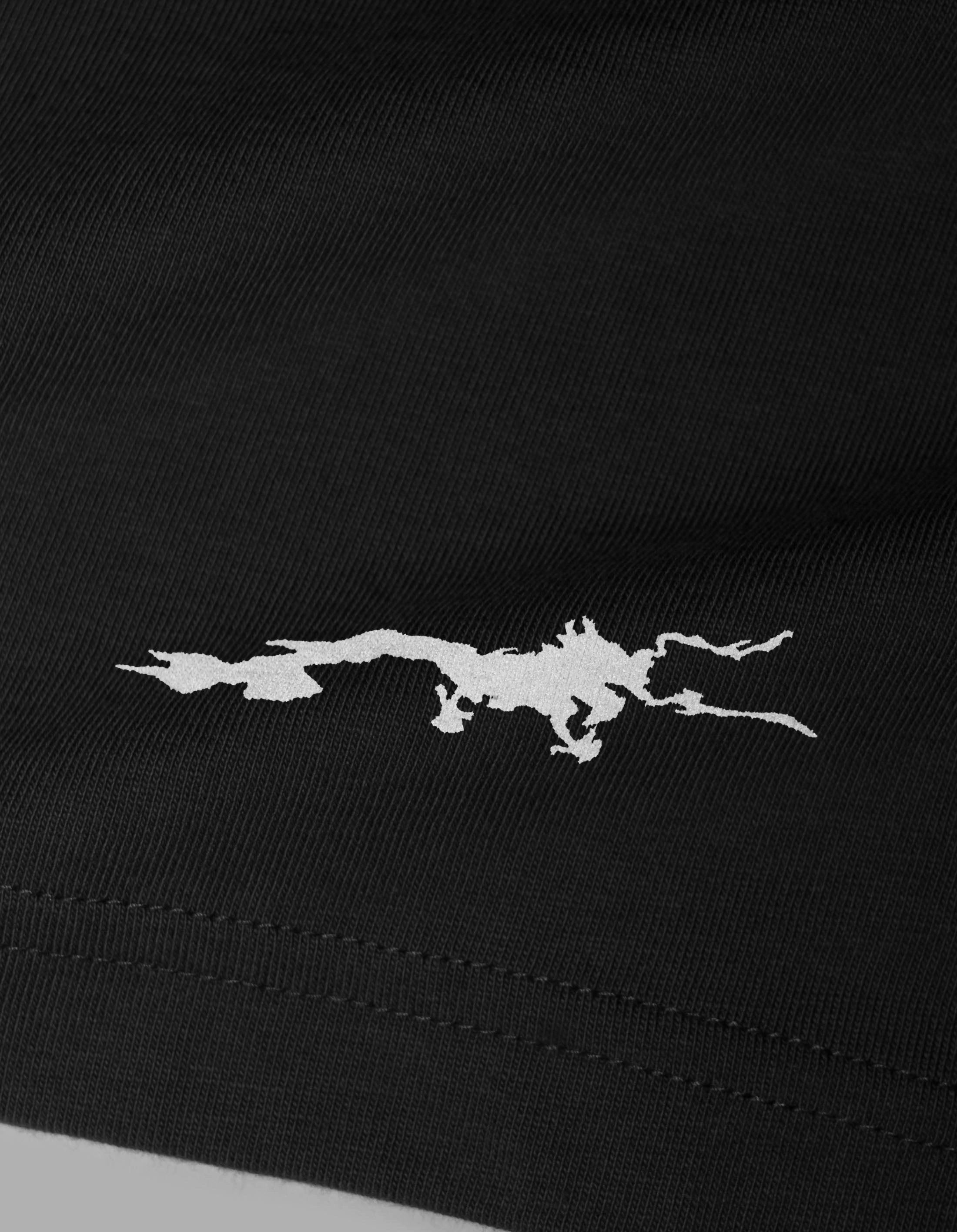 HiddenPocket NonFade Dye 6244 Maharishi Reflective S/S T-Shirt Black