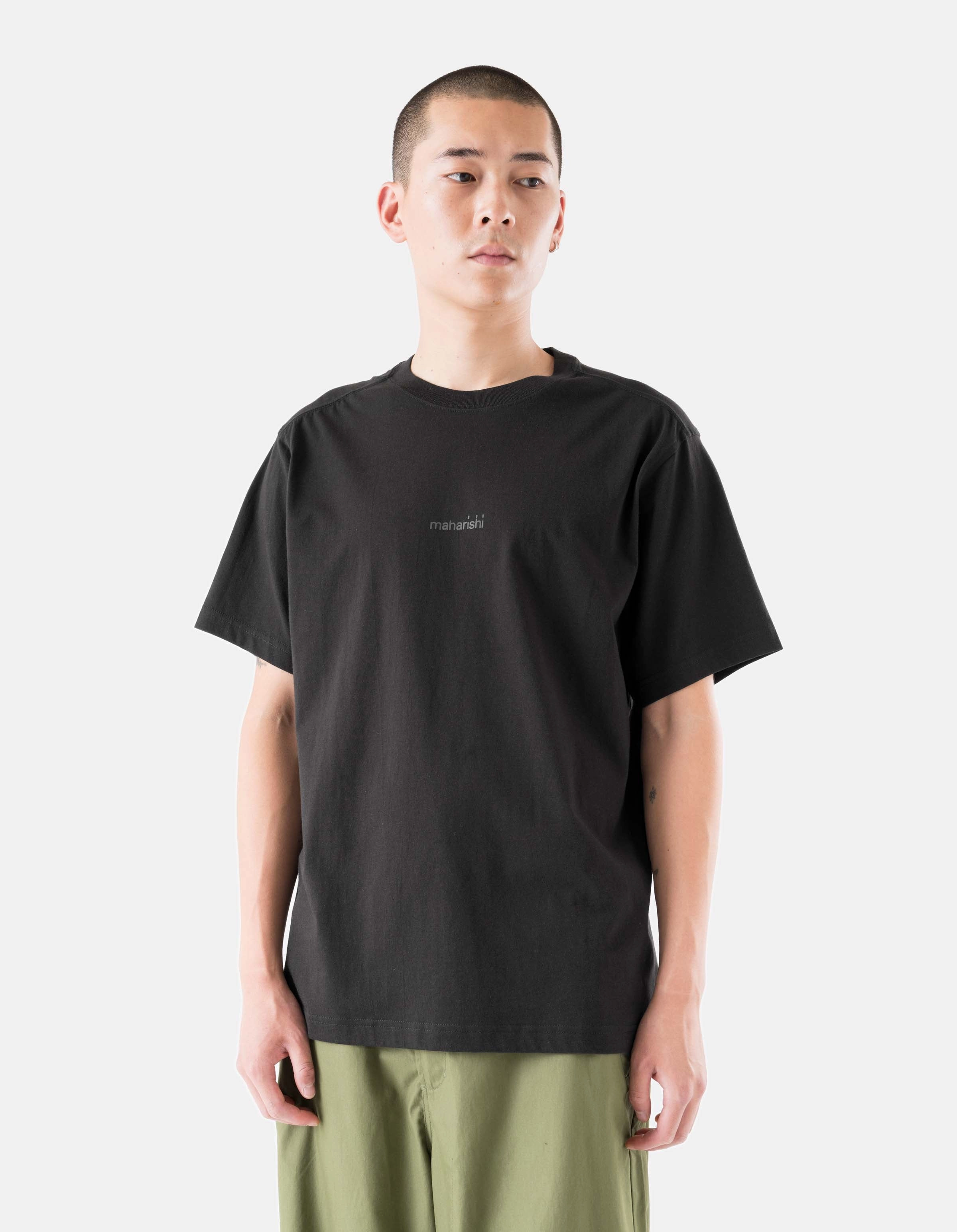 SeamFreeShoulder 6244 Maharishi Reflective S/S T-Shirt Black