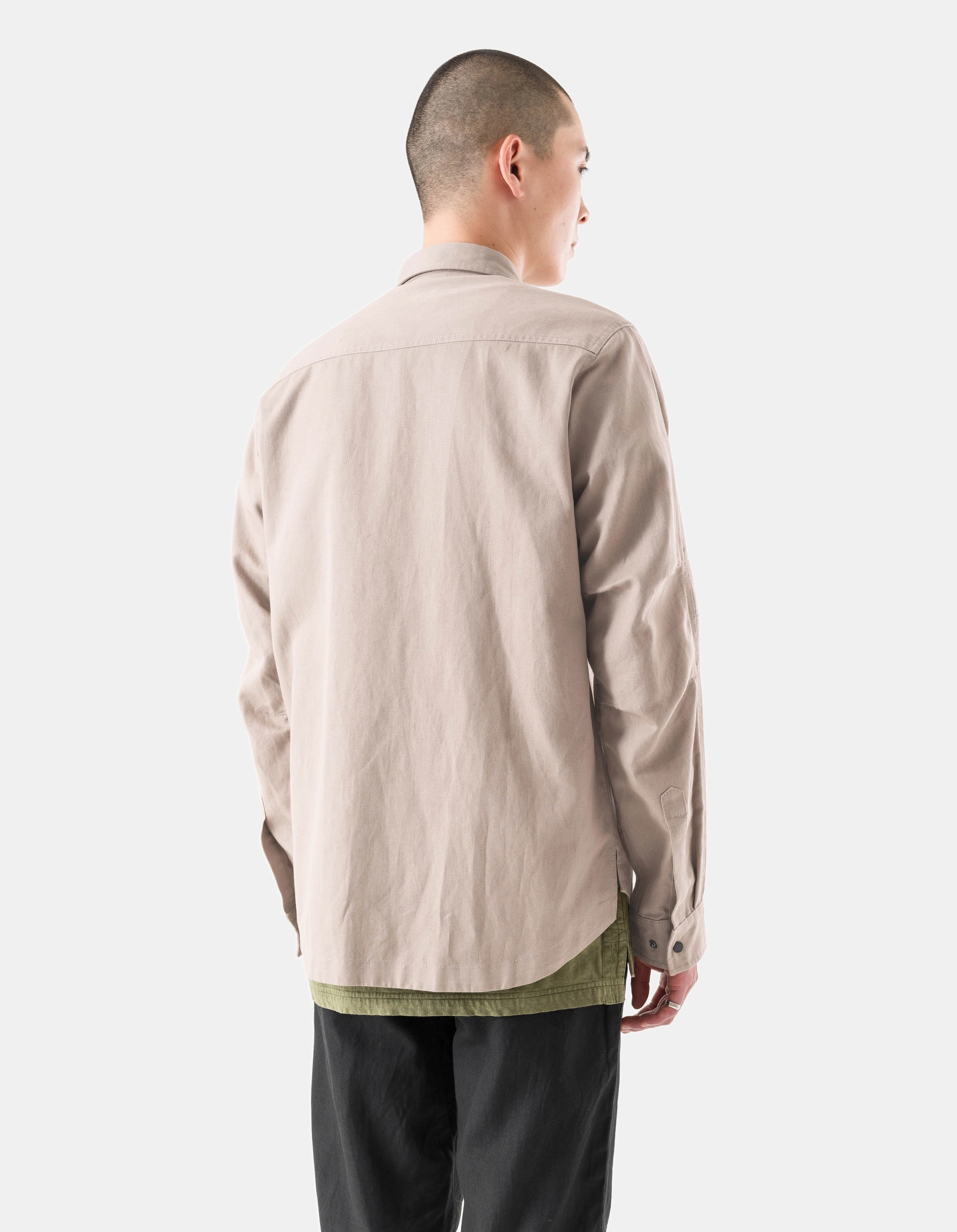 Plus Size Fit 7028 Hemp Custom Shirt Taupe