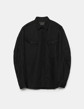 7028 MILTYPE Organic Custom Shirt Black Moisture Wicking Material