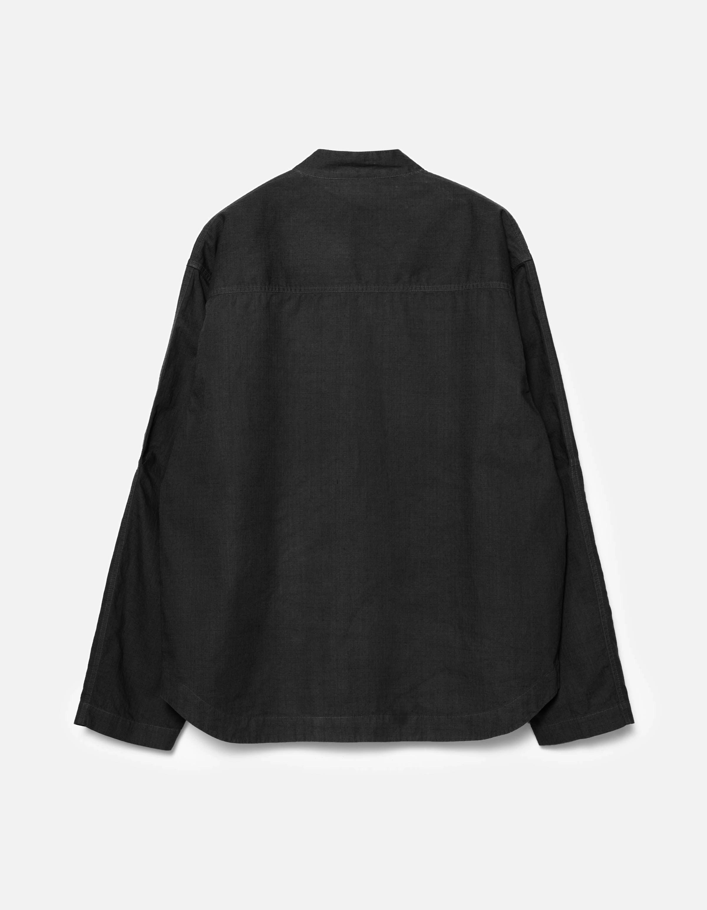 7080 Asym Hanbok L/S Shirt Black On-The-Go Style Temperature Regulating