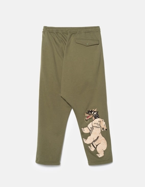 Layer Comfort Tall Length 7091 Bering Strait Embroidered Asym Sweatpants Olive OG-107F
