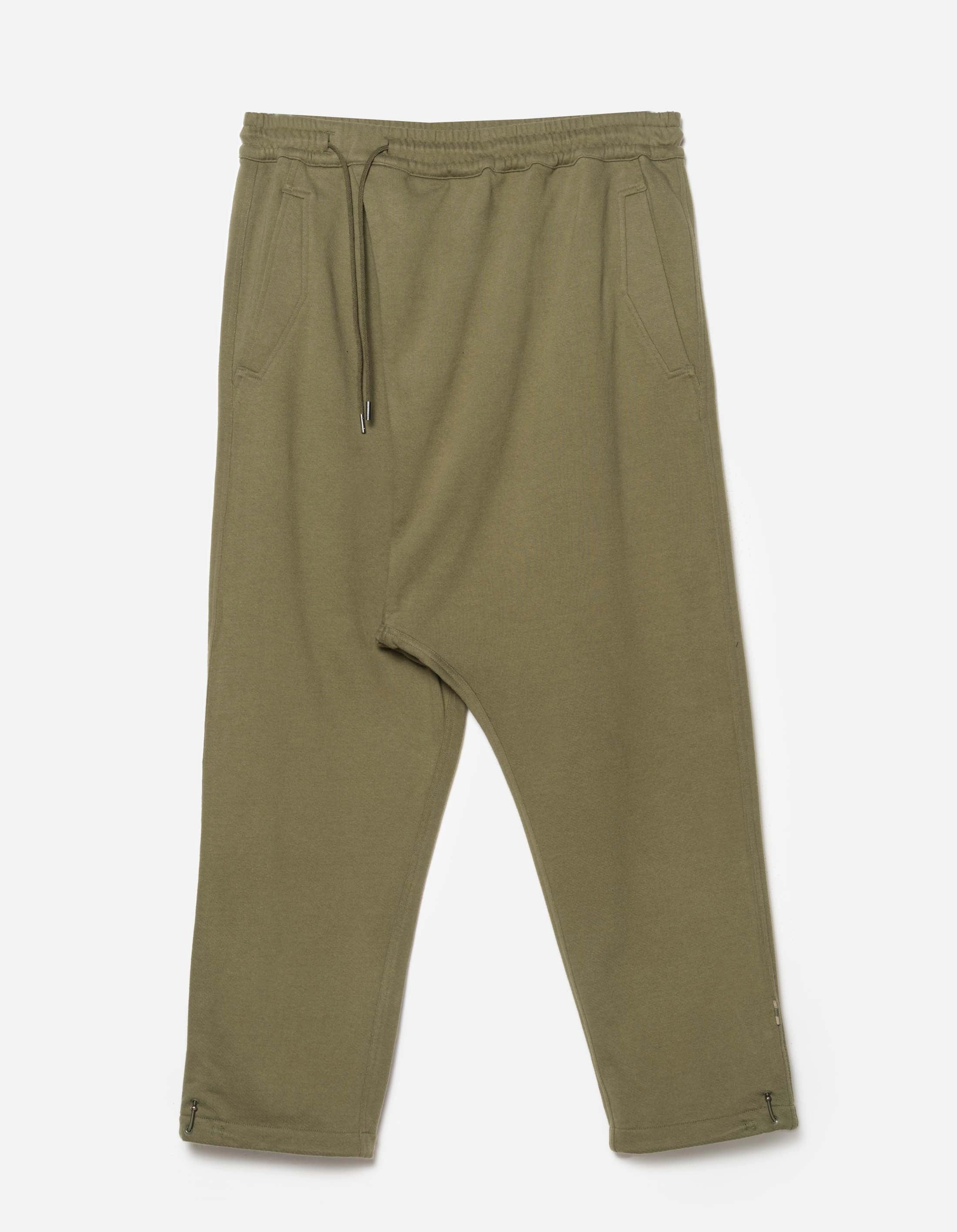 Embroidered Detail Seasonal Wear 7091 Bering Strait Embroidered Asym Sweatpants Olive OG-107F