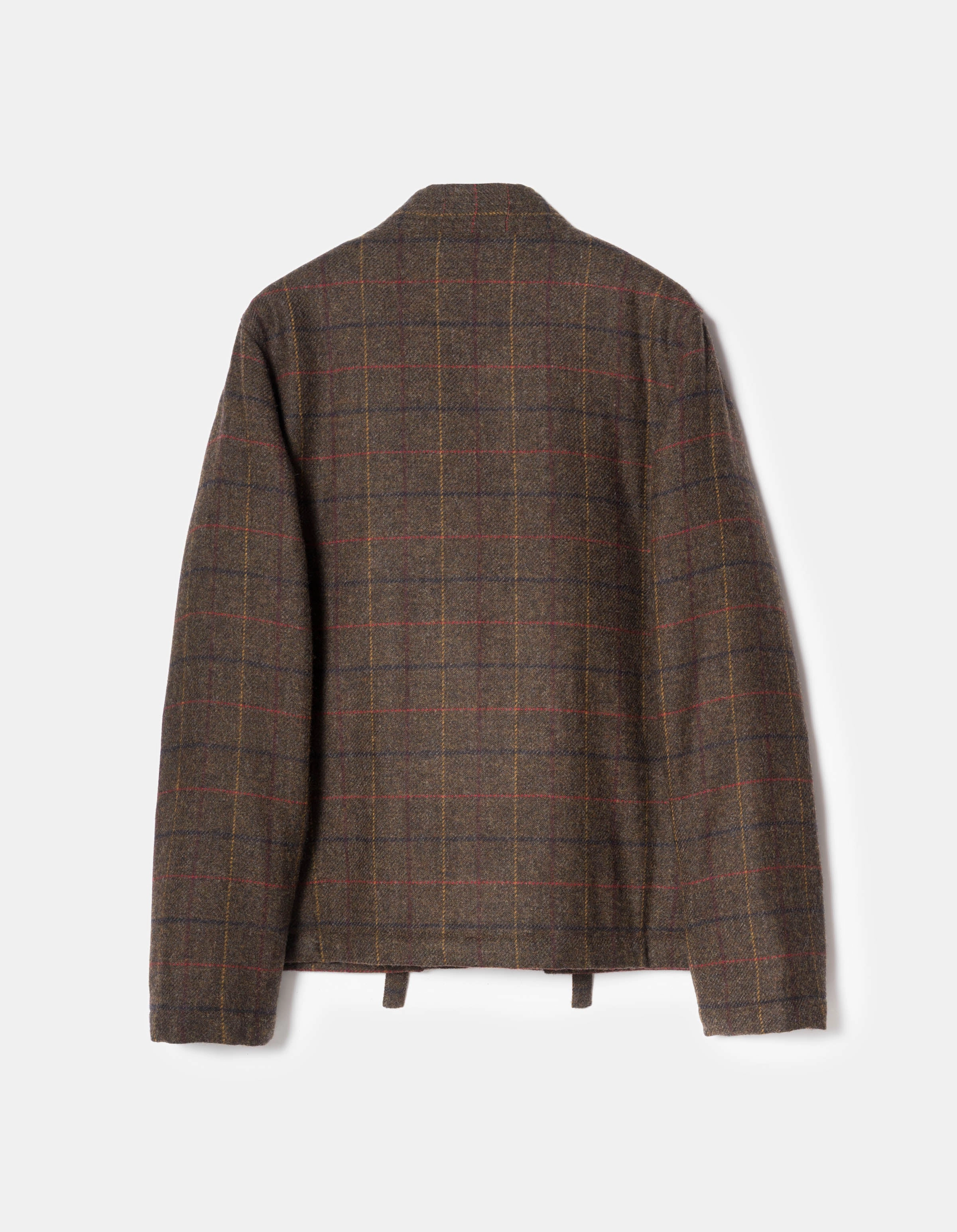 Wrinkle Free Material 7116 Wool MA Kimono Brown
