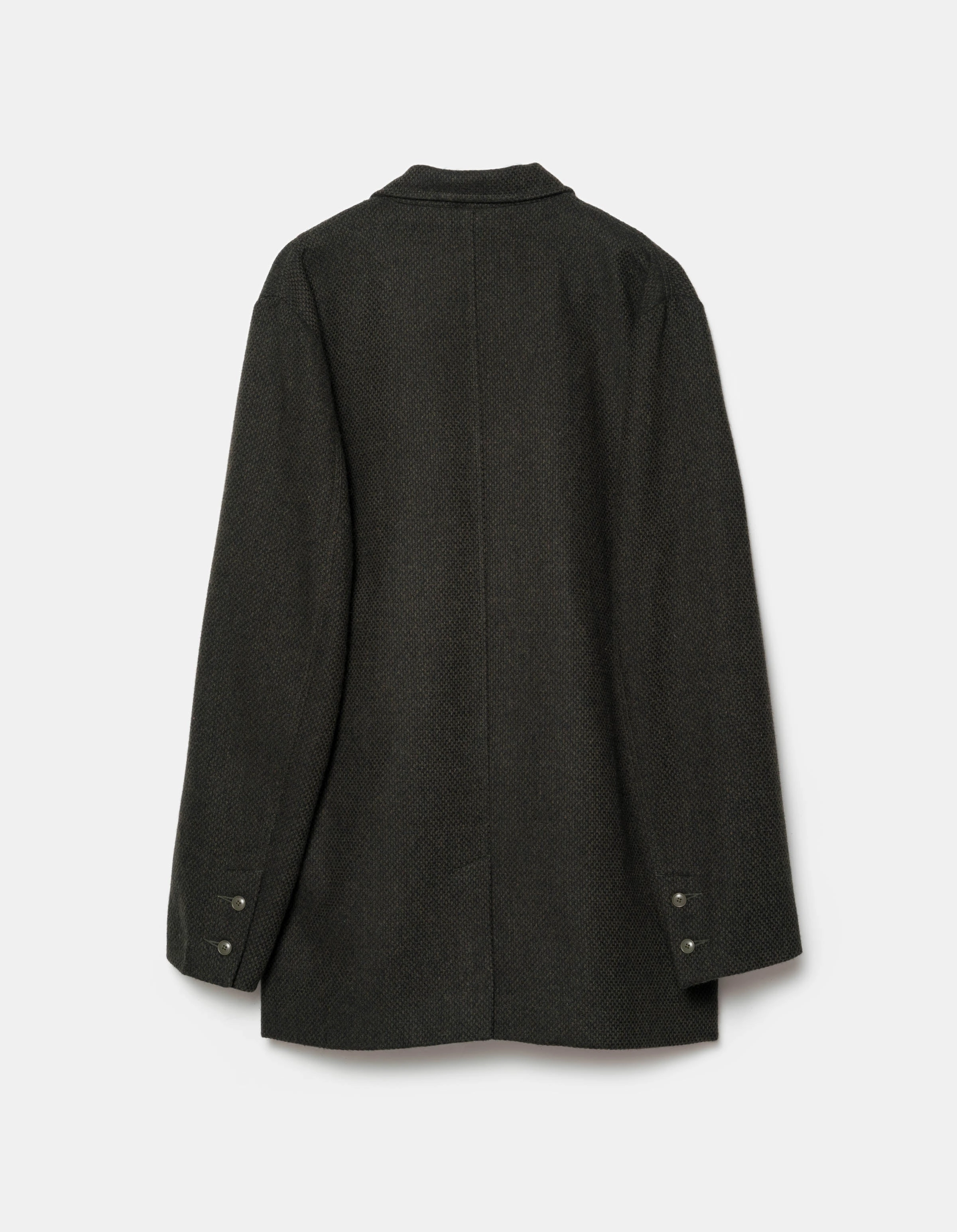 7123 Recycled Wool Kimono Blazer Olive Easy Care Material Ripstop Reinforcement