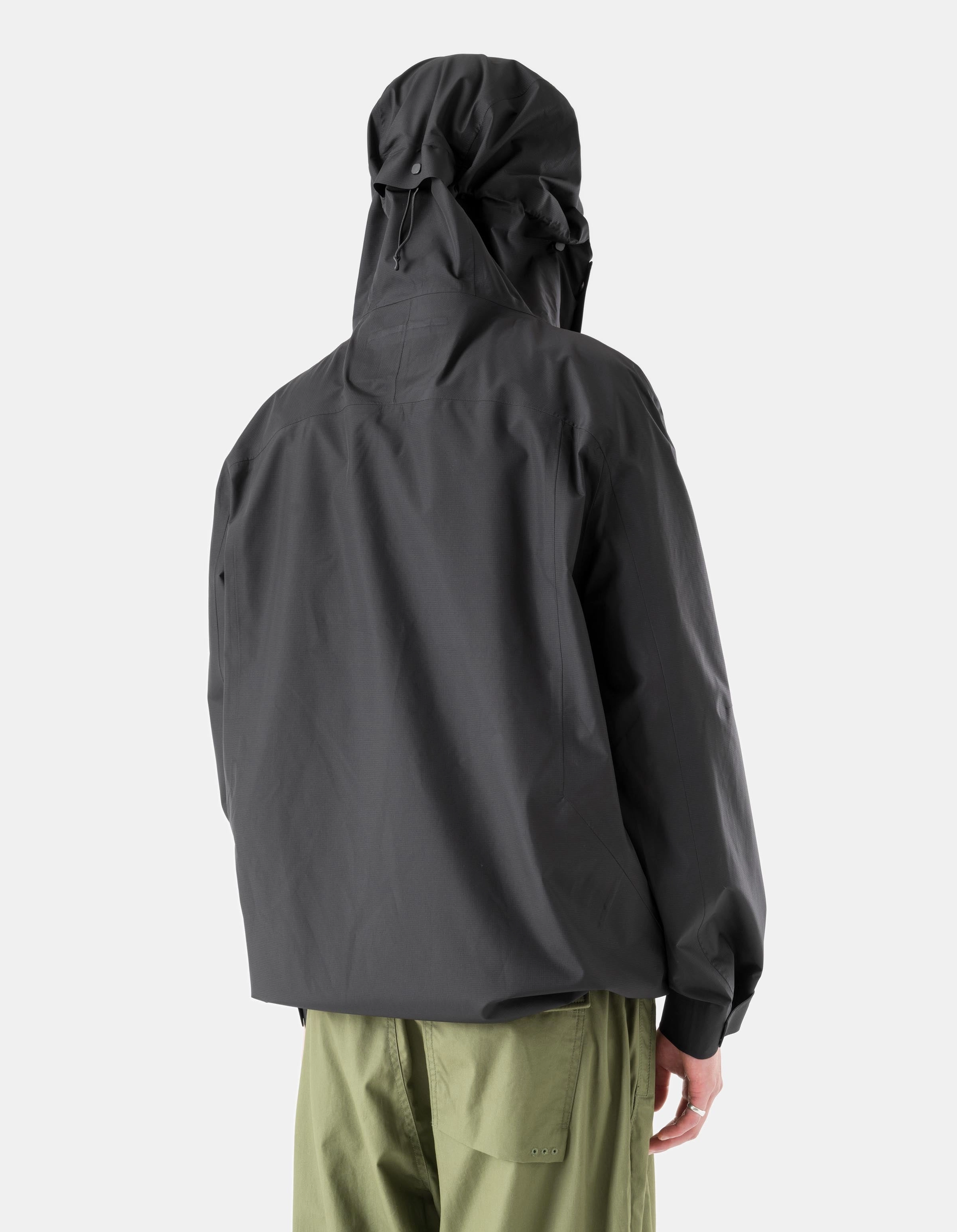 City Chill Style 7185 Waterproof 3L Asym Storm Parka Black