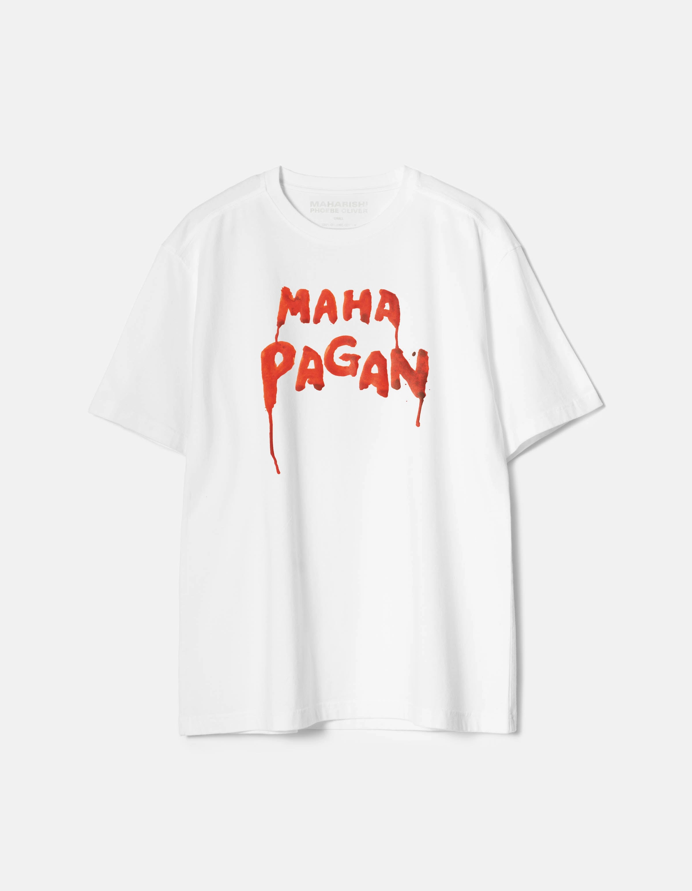 Soft Material AntiPillingSurface 7189 Maha Pagan S/S T-Shirt White