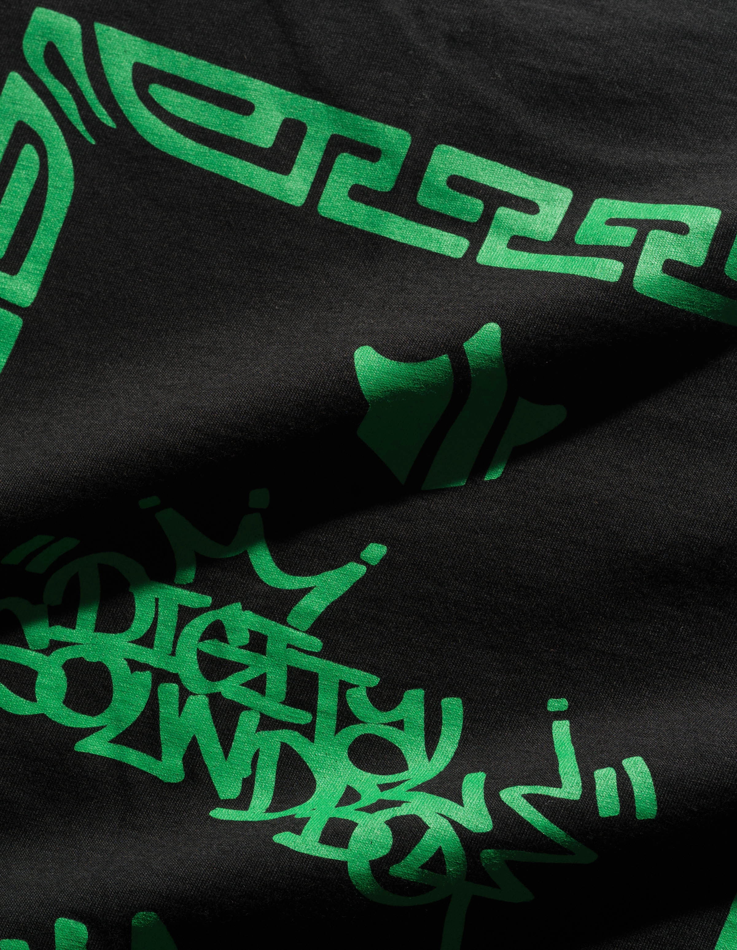 Reflective Accent Stripes PuckerFree Surface 7414 Maharishi DSB004 S/S T-shirt Black/Green
