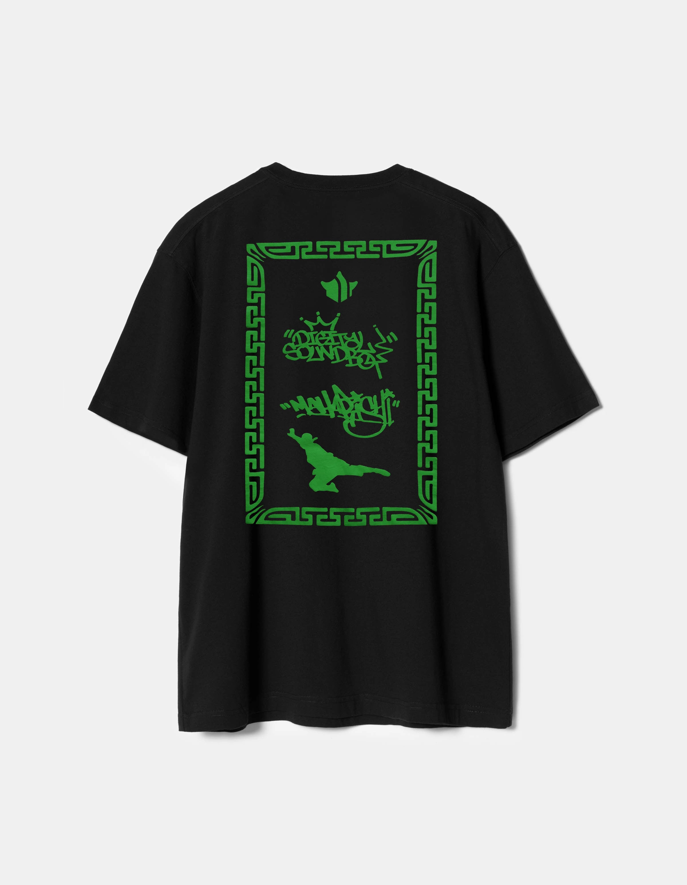 Multipurpose Design Stylish Hoodie 7414 Maharishi DSB004 S/S T-shirt Black/Green