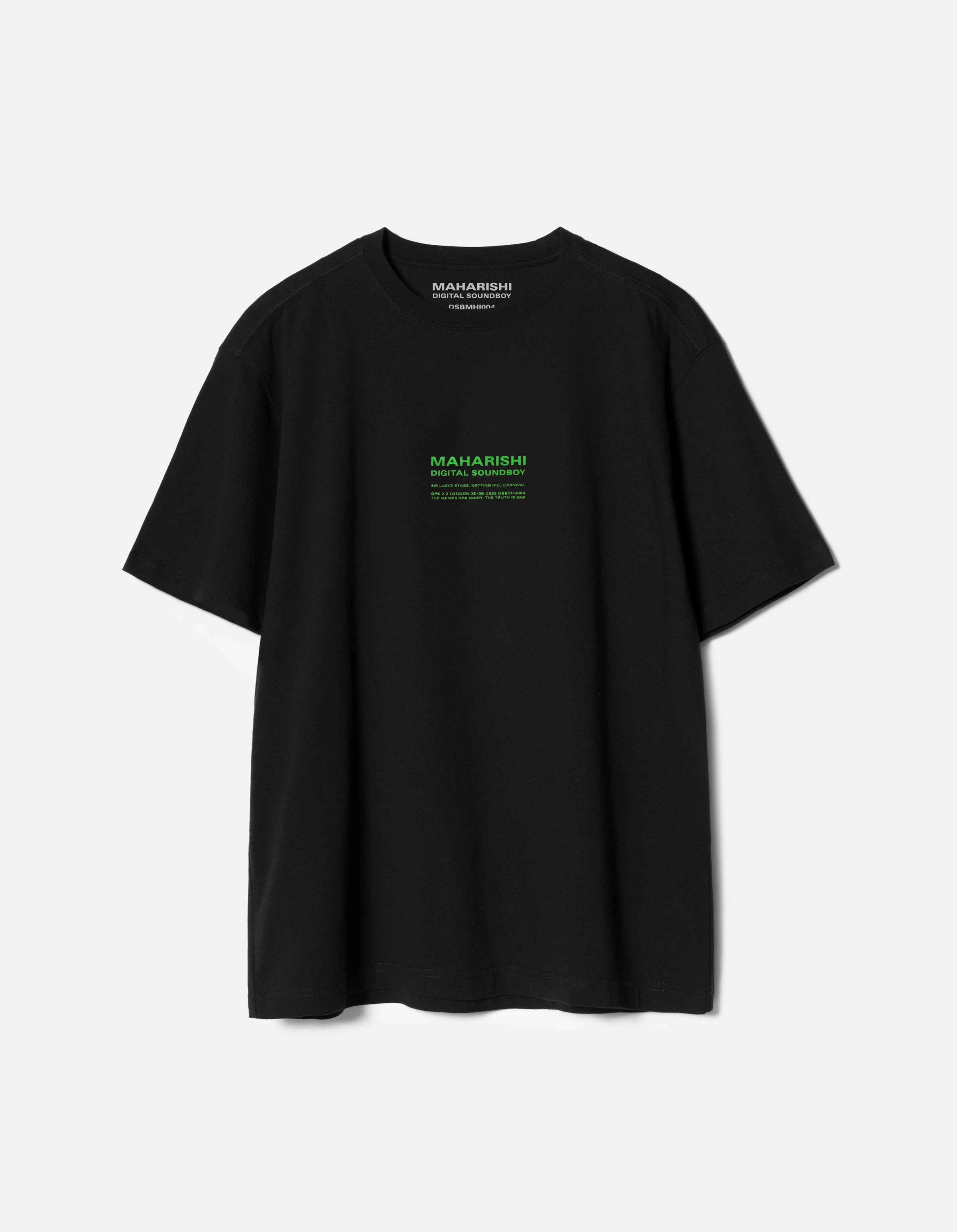 Fitted Blouse WindproofBarrierTechnology 7414 Maharishi DSB004 S/S T-shirt Black/Green