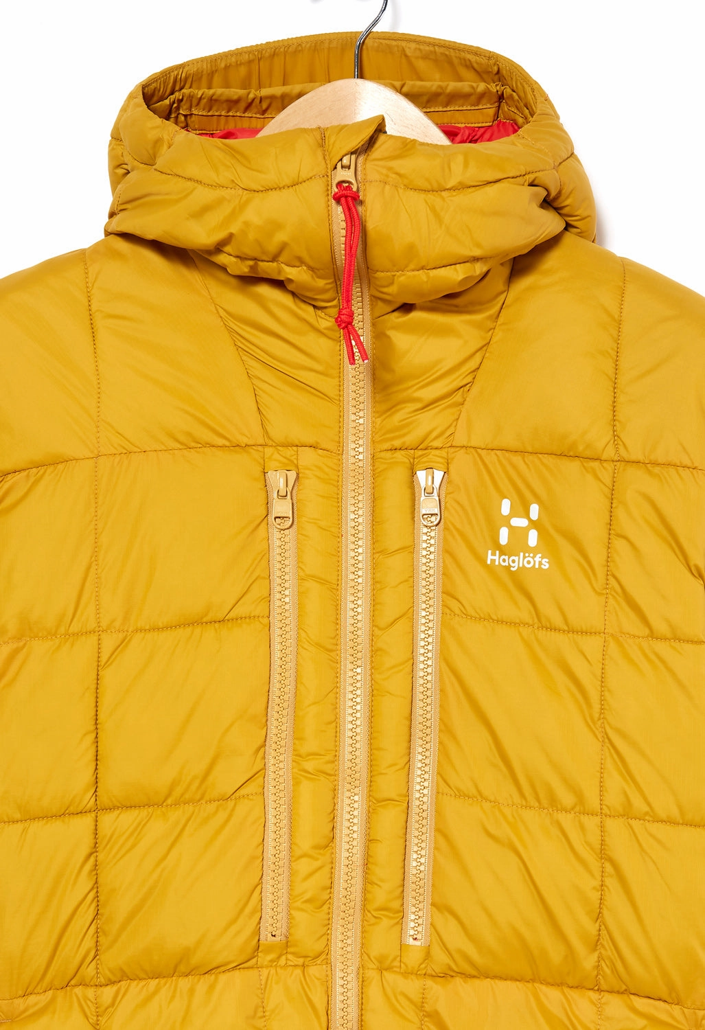 Hagl?fs Men's Roc Mimic Hooded Jacket - Autumn Leaves Laser Cut Vents Adventure Day Look