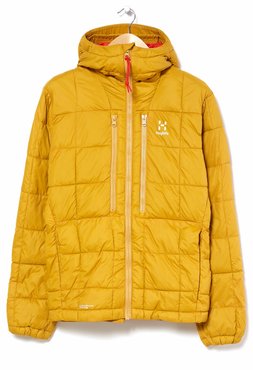 Heat Sealed Seams Weatherproof Zipper Tech Hagl?fs Men's Roc Mimic Hooded Jacket - Autumn Leaves
