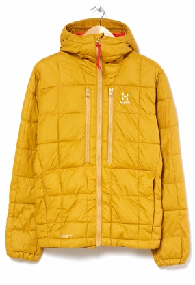 Heat Sealed Seams Weatherproof Zipper Tech Hagl?fs Men's Roc Mimic Hooded Jacket - Autumn Leaves