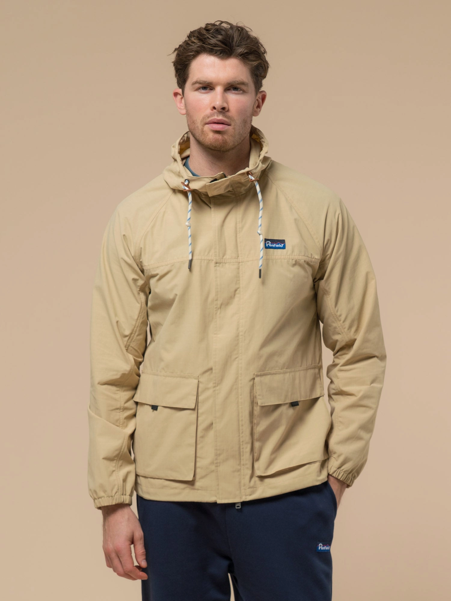 Meadow Showerproof Jacket in Fields Of Rye Adjustable Cuffs No Smell
