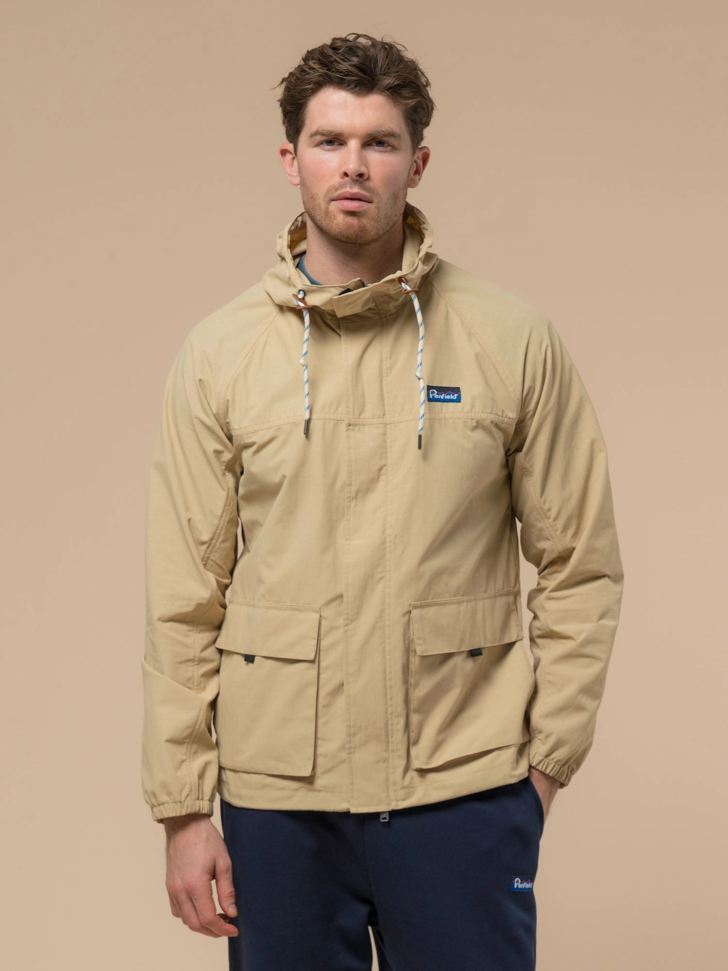 Casual Staple Contoured Back Panel Meadow Showerproof Jacket in Fields Of Rye