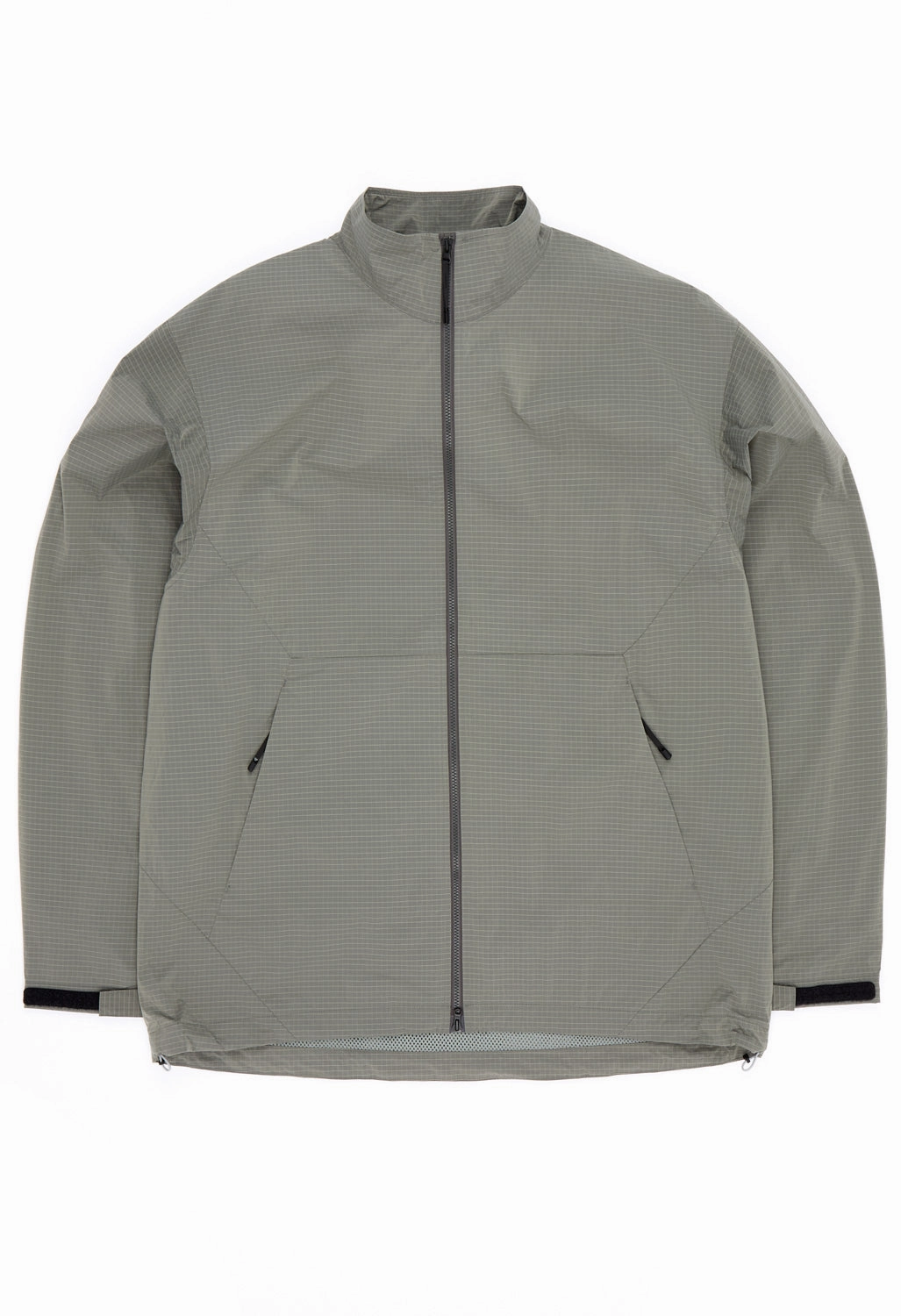 City Chill Style Modular Layering Compatibility Goldwin Dope Dyed Rip-stop Wind Jacket - Moon Mist