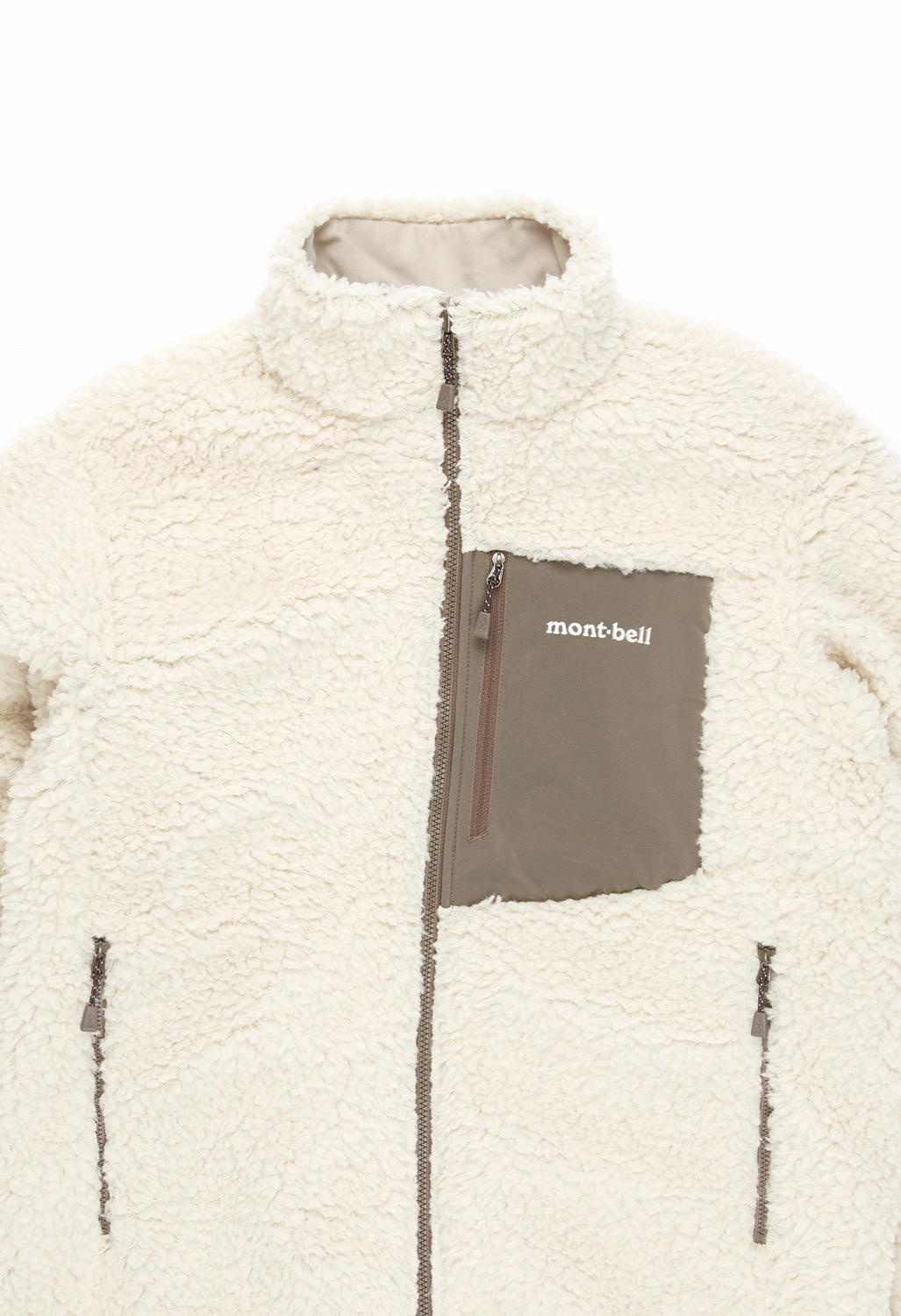 Light Travel Piece All Day Wear Montbell Men's Climaplus Shearling Jacket - Ivory