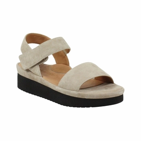 Bare Support Breathable Footwear Abrilla Sandal - Taupe Kid Suede