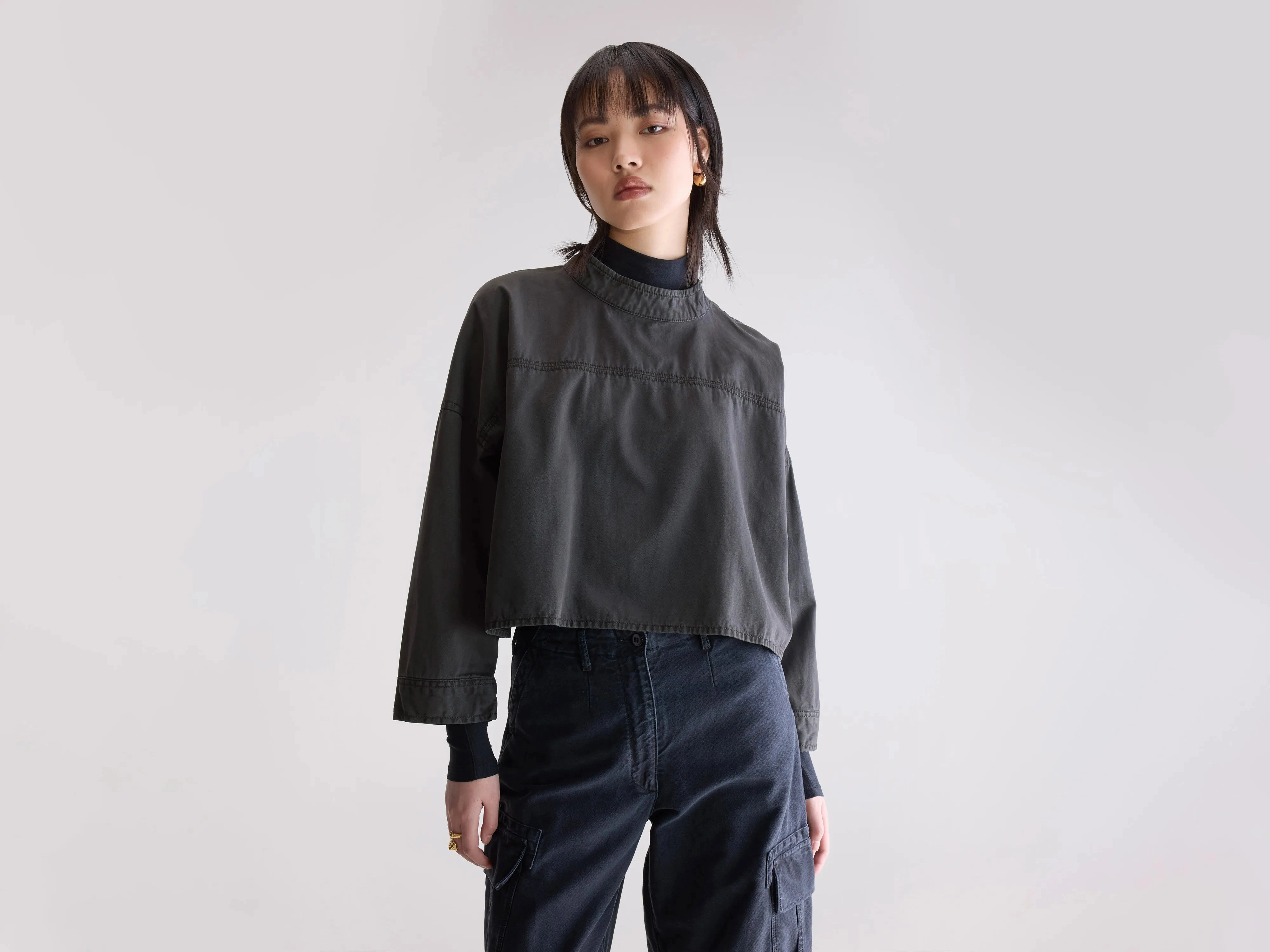 Chic Ensemble Waldo relaxed blouse (252 / W / PIRATE)