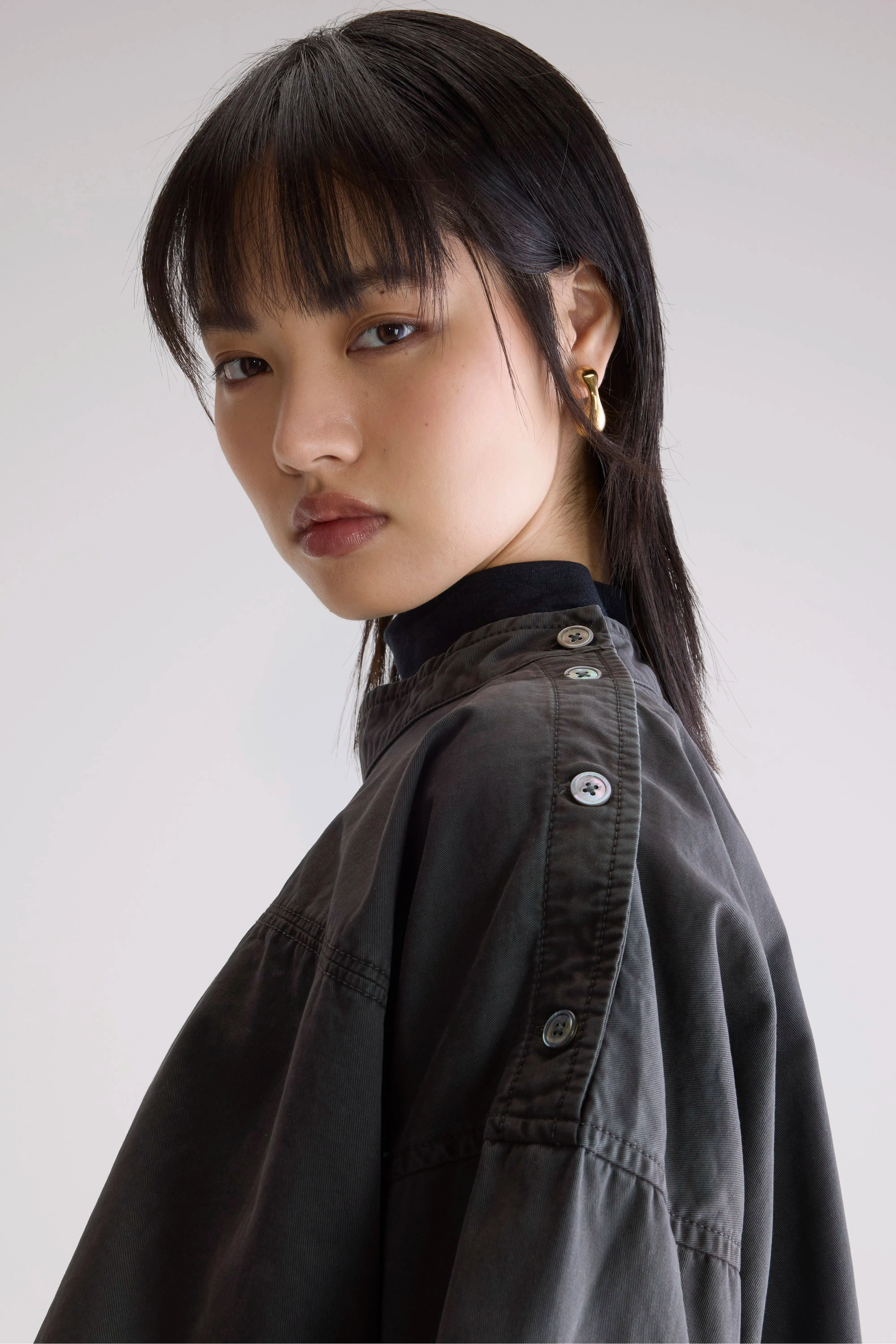 Essential Layer Multi Pocket Design Waldo relaxed blouse (252 / W / PIRATE)