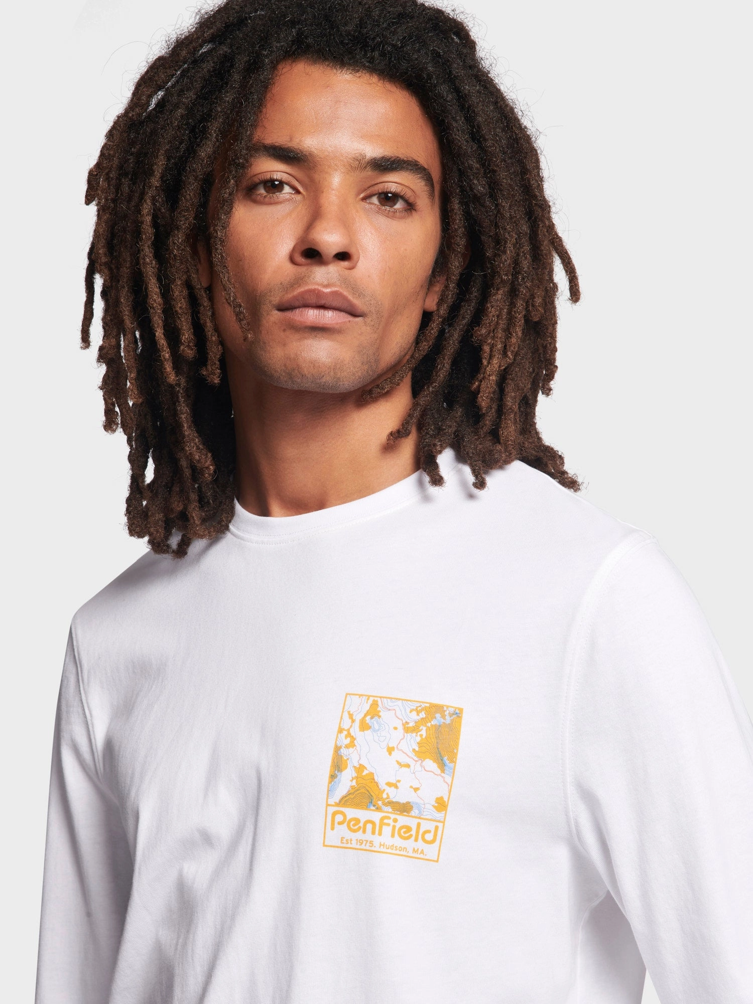 Yosemite Trail Satellite Long Sleeve T-Shirt in Bright White Airflow Ventilation