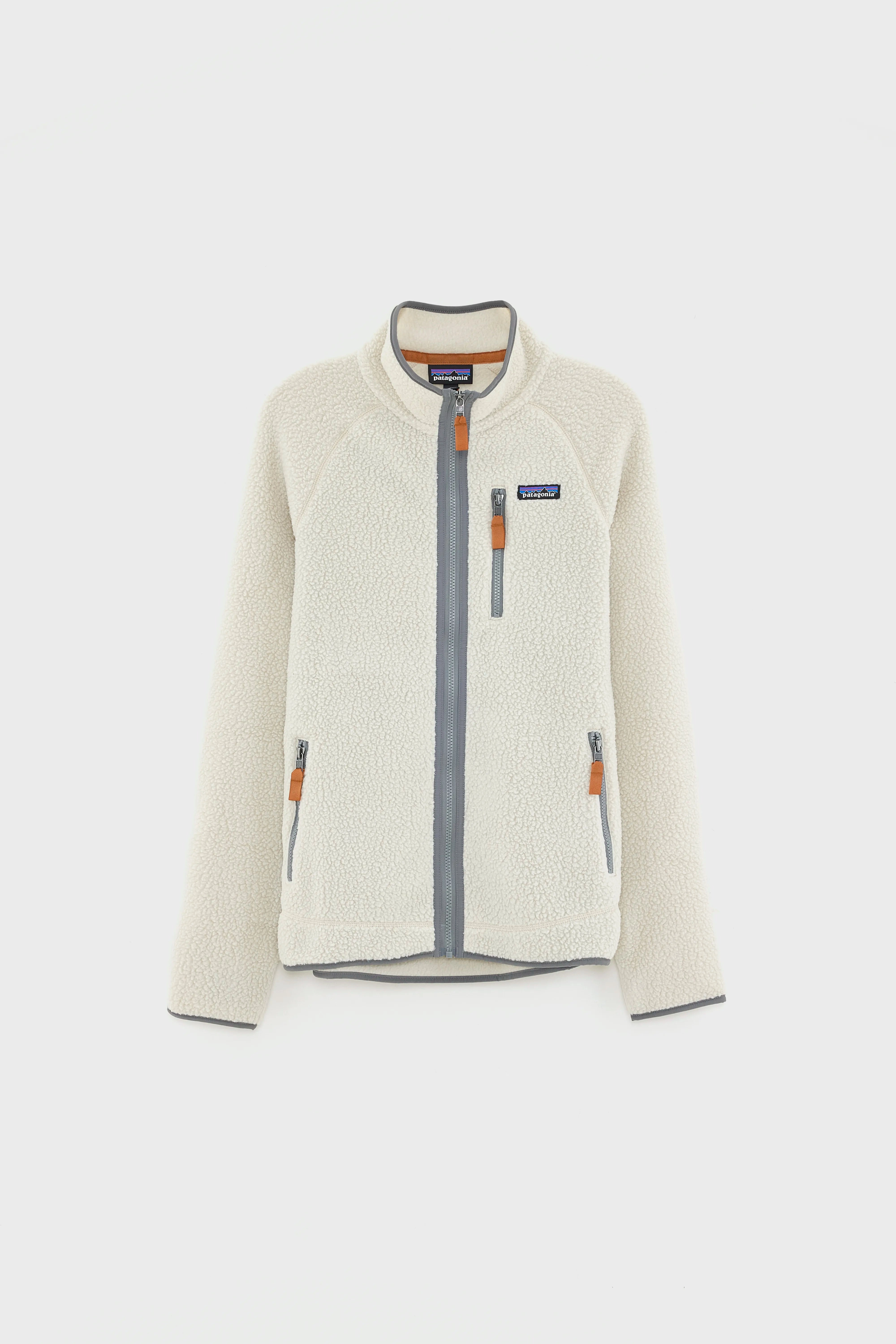Men's Retro Pile Fleece Jacket  (251 / M / ECRU) Smart Design Mesh Ventilation Panels